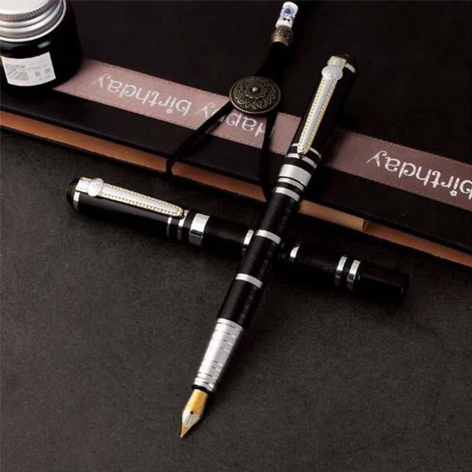  ZUKPUMNE Nueva fuente retráctil, plumas estilográficas  desechables de 0.39 pulgadas, pluma de escritura de tinta recargable tipo  prensa, plumas estilográficas para escribir, recargables para escribir,  escuela y oficina. : Productos de