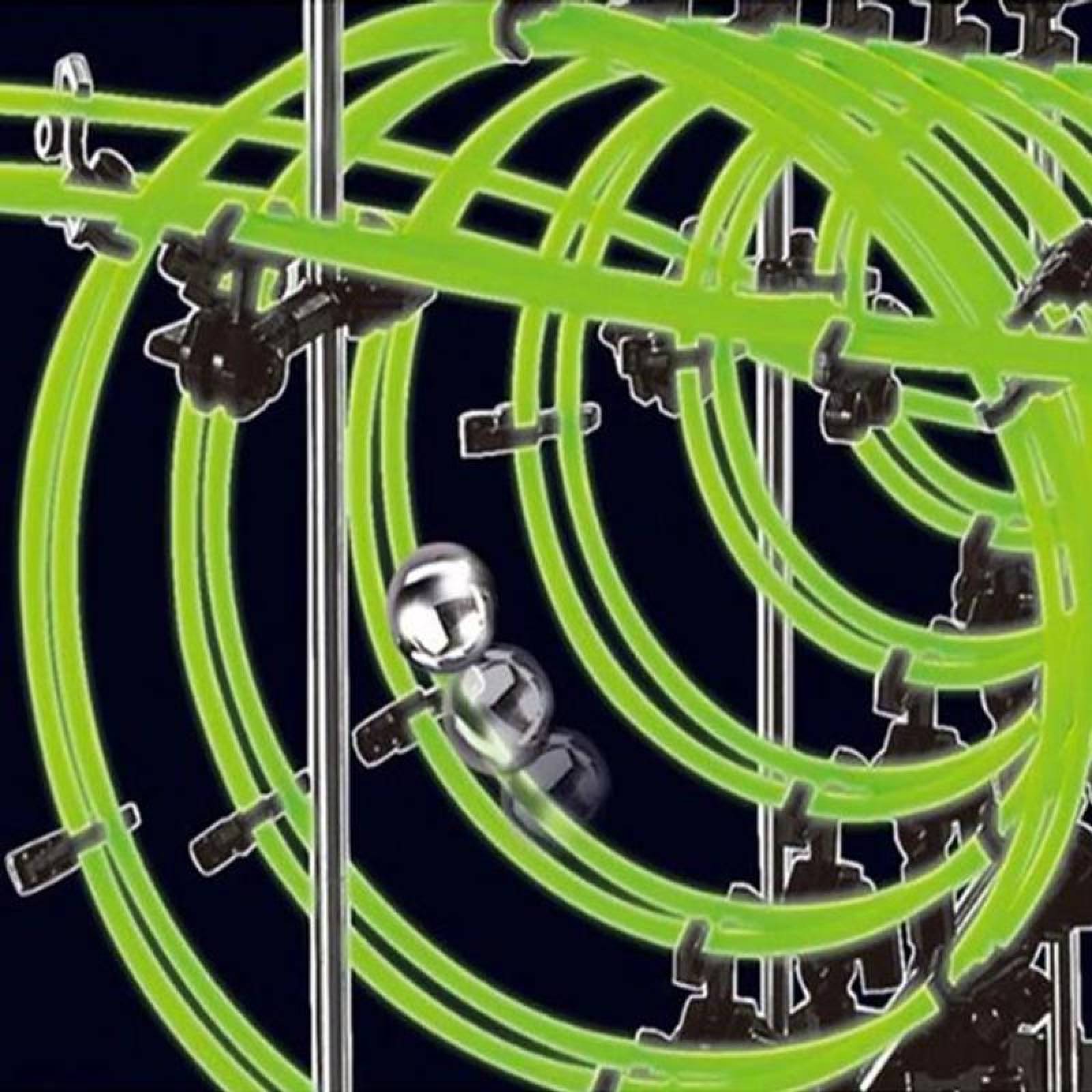 Juego Montaña Rusa para Construir MXGIC-001-8 1337Pzas 8 Balines Nivel 8 Verde Fosforescente Plástico ABS, MagicRail 8G