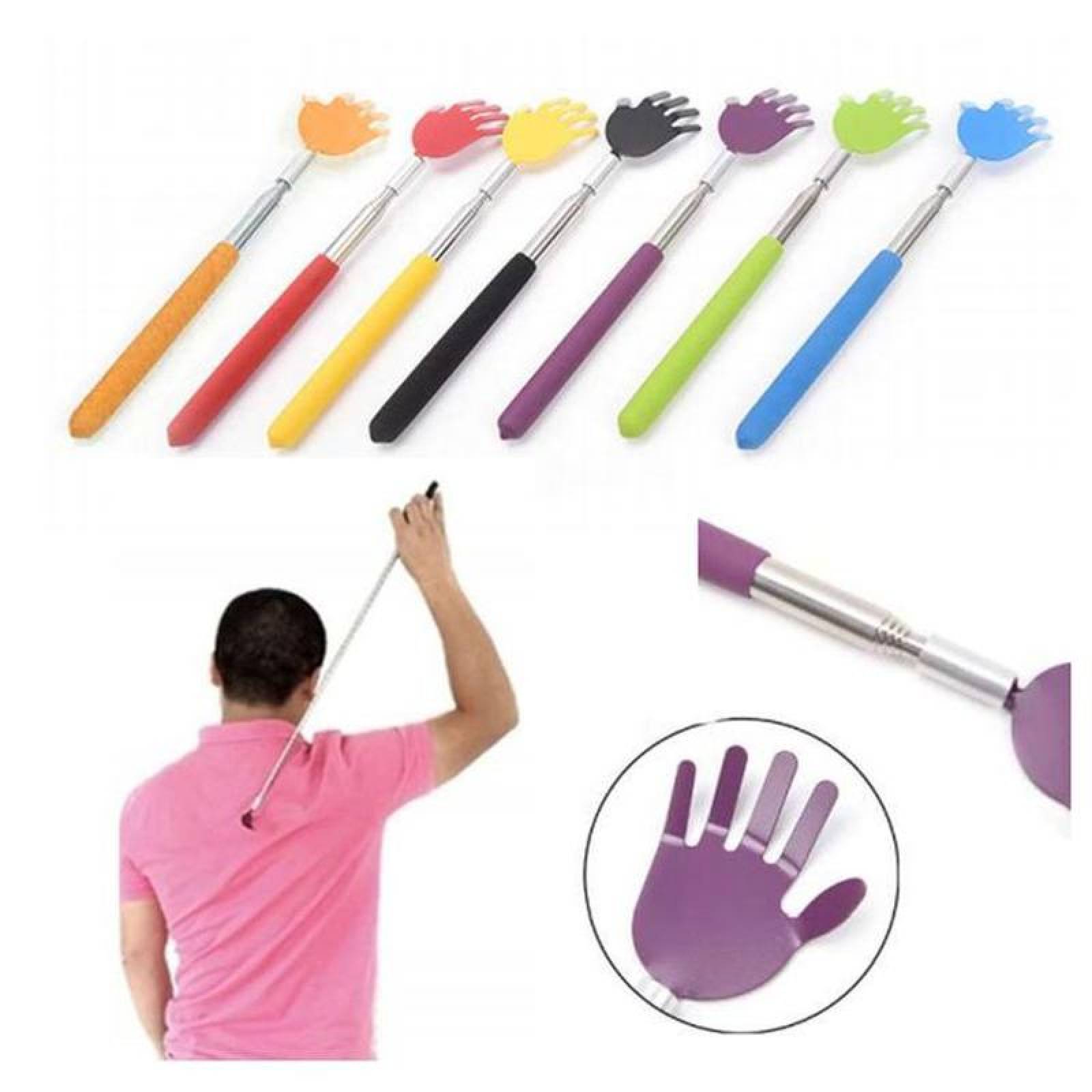 Manita Rascadora Expandible MXMKY-002-4 Manita Green 23 hasta 70cm Acero Inoxidable, MonkeyClaw