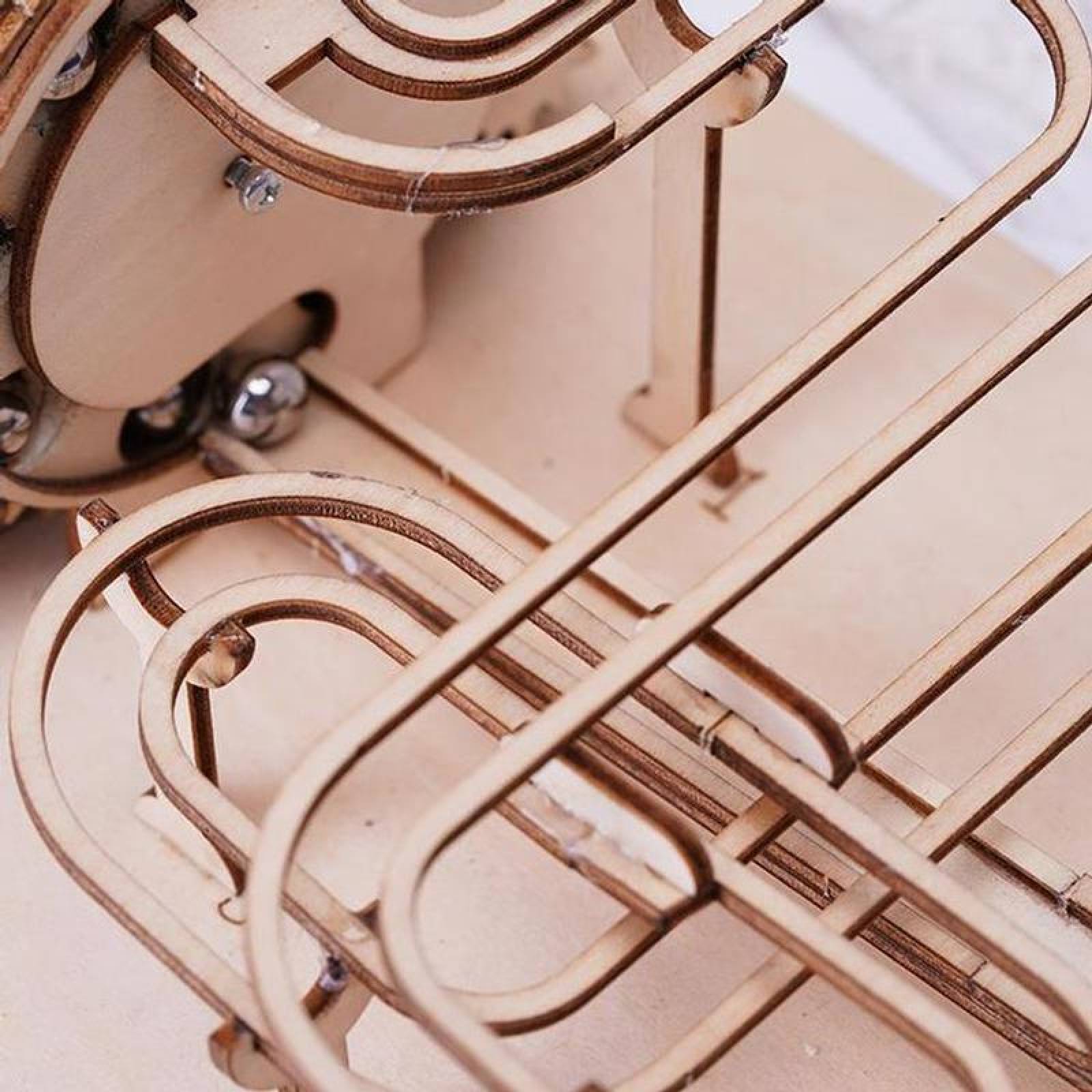 Canicas Juguete MXPMR-008-1 20 Pzas 19,5x16x10cm 2xAA No incluidas Pista de Canicas Color natural, TrackPlay