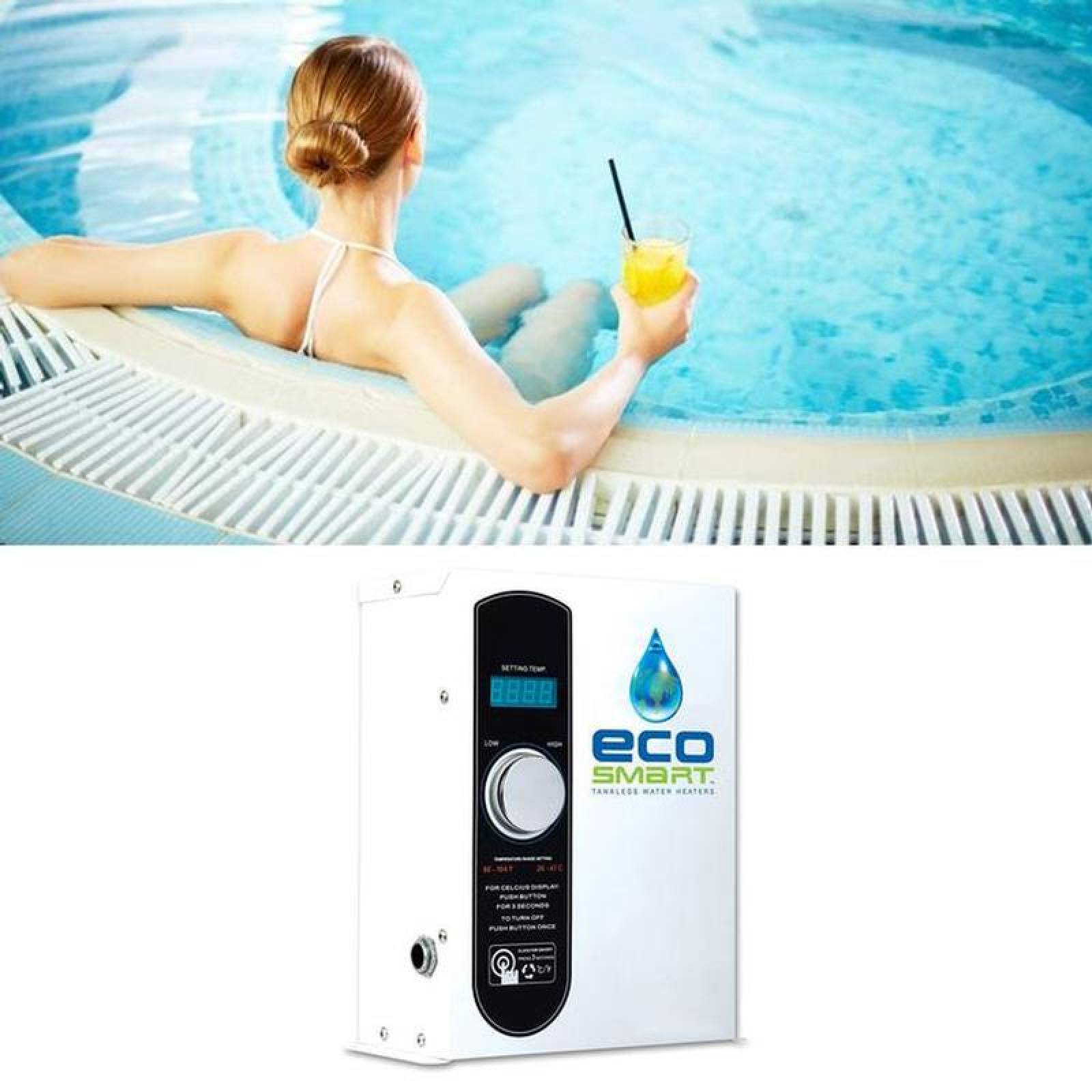 Calentador de Agua Instantáneo, MXESR-002-1, 11kW, 7m3,1849gal, 240V, 1F, 60Hz, 2x30A, Máx.40C, EcoSmart