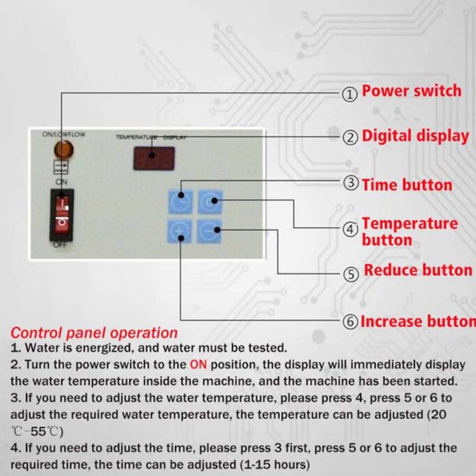 Calentador de Agua para Alberca, MXPOO-001-1, 11kw, 7m3, 700L, 1849gal, 220V, 1F, 60Hz, 2x30A, Máx.50C, PoolPro