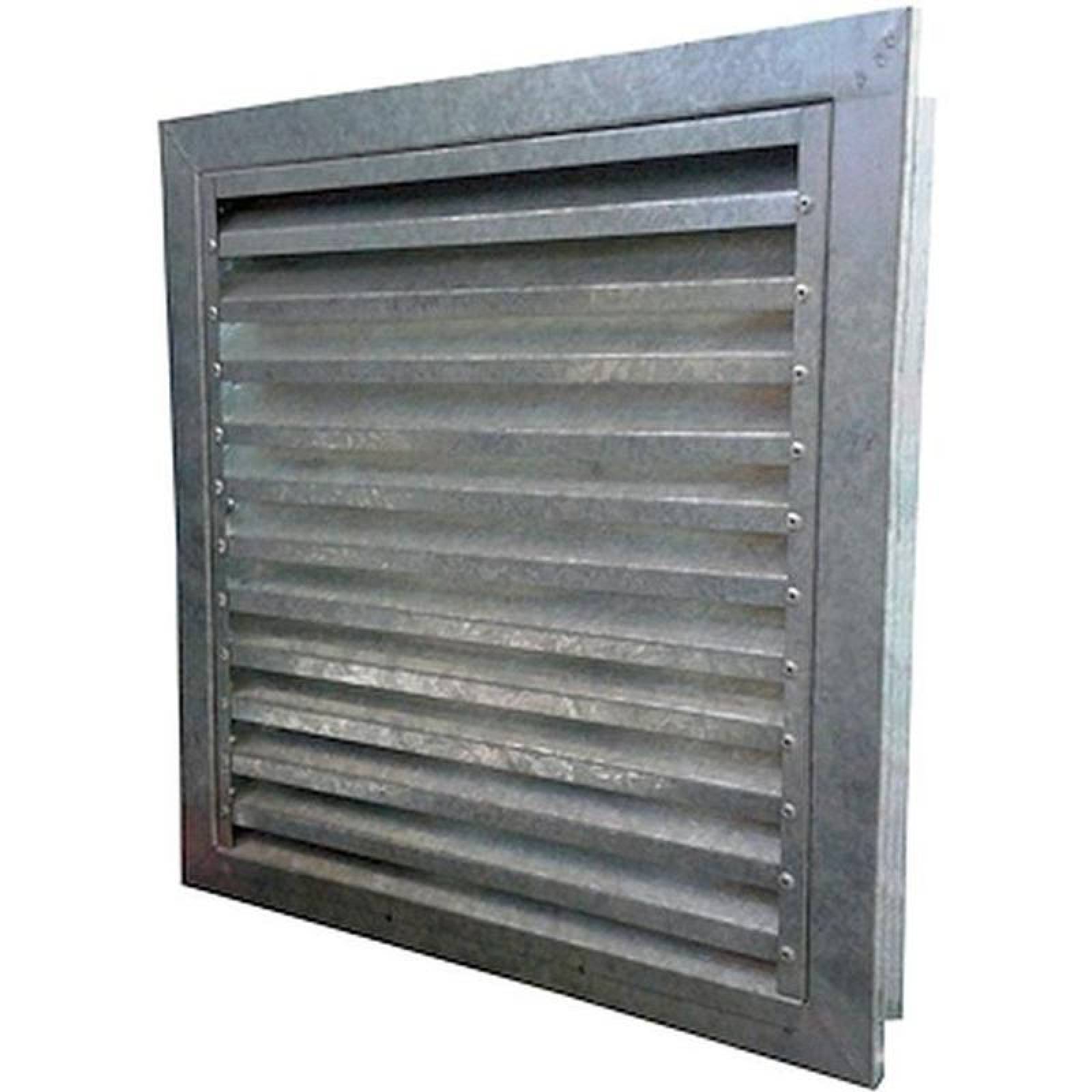 Rejilla Galvanizada Para Aire, Mxgpr-0391, 24X12X1' Base X Altura X Fondo, Lámina Galvanizada, C.22, Gillpro