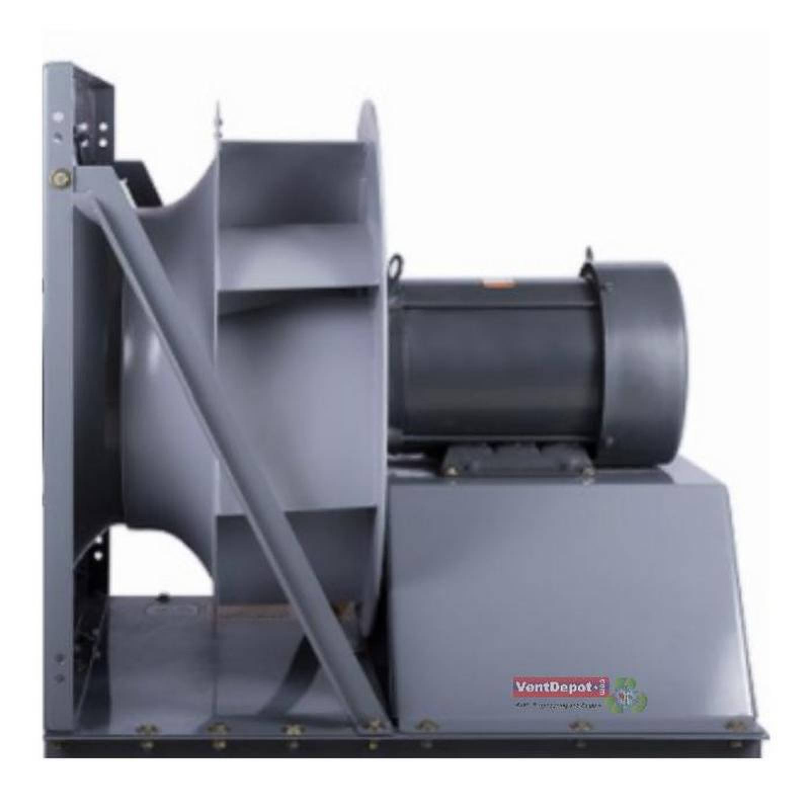  Ventilador Centrifugo Industrial, MXVFH-016, Rotor 1000 Diámetro, 37796m³/hr, 20HP, 208-230/460V, 900RPM, Clase I, 8 Polos, Directo, VentriFull High