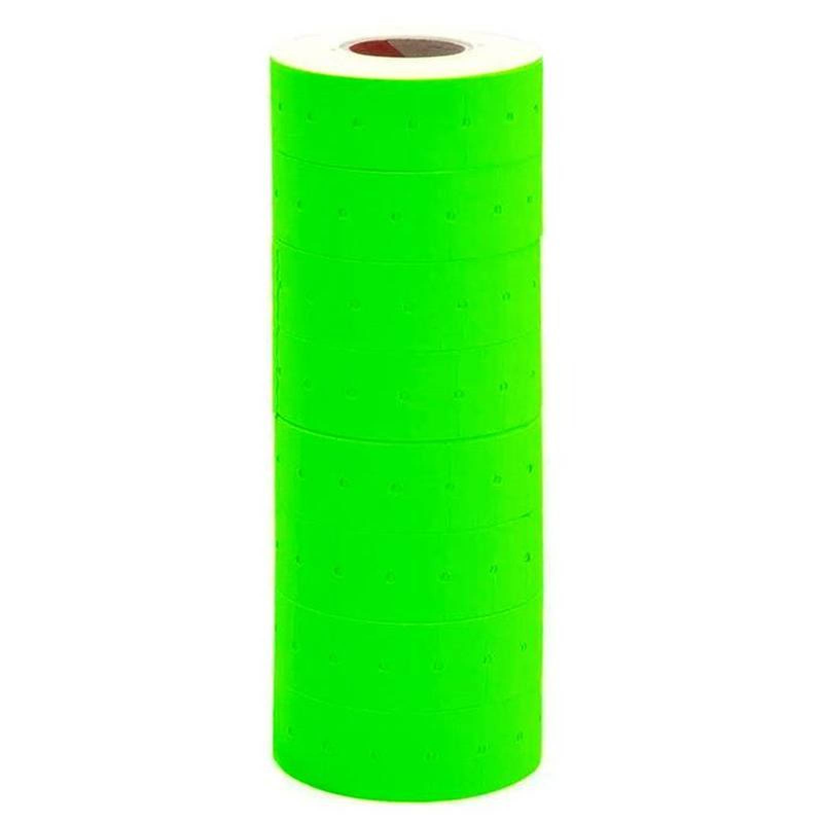 Etiqueta Adhesivas de Precios MXPNG-006-3 100 Rollos en 1 Paquetes 1000 Etiquetas por Rollo 21x12mm Verde, PricesGreen
