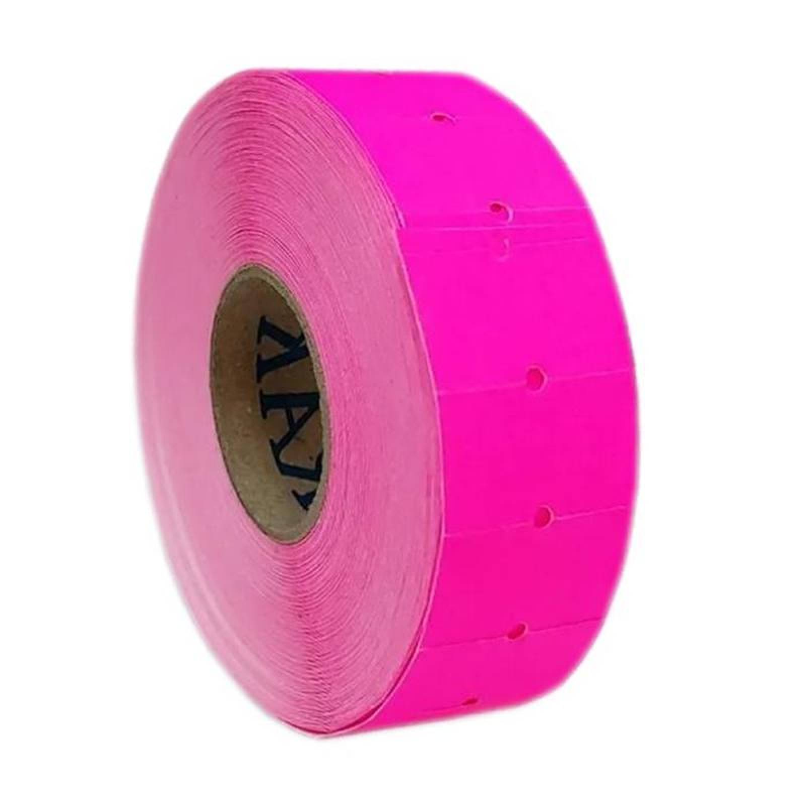 Venta de Etiquetas Adhesivas MXPPK-008-2 200 Rollos en 20 Paquetes 1000 Etiquetas por Rollo 21x12mm Rosa, PricesPink