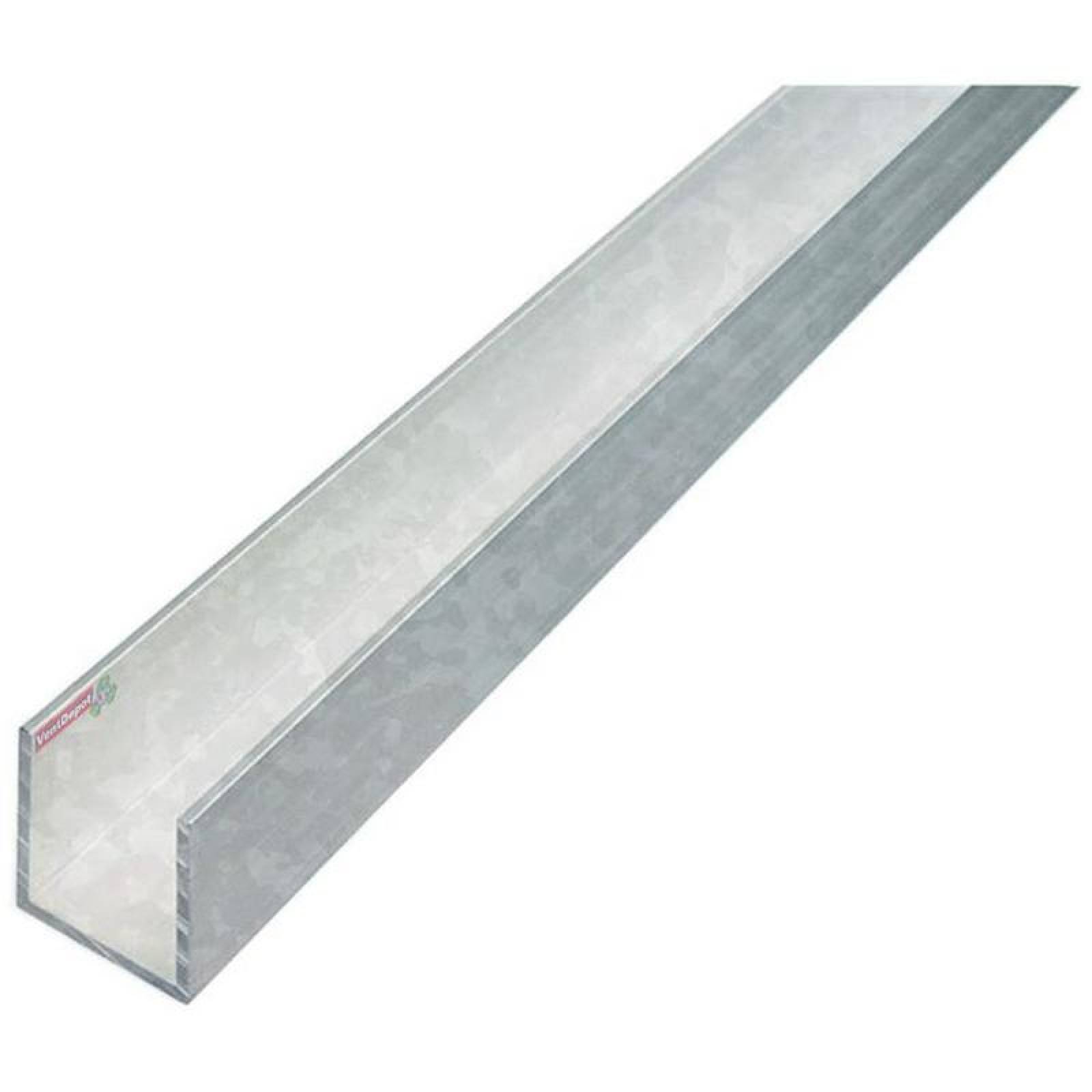 Perfiles en U para Muebles MXFLG-019 1x1x1" 1,52 C,20 Galvanizado, FiloGalv