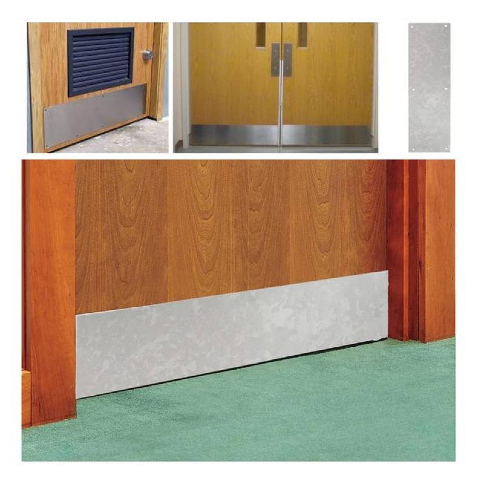 Protector de Puertas Resistente MXKGV-002-4 40x5x12" C,20 Galvanizado, KickGalv