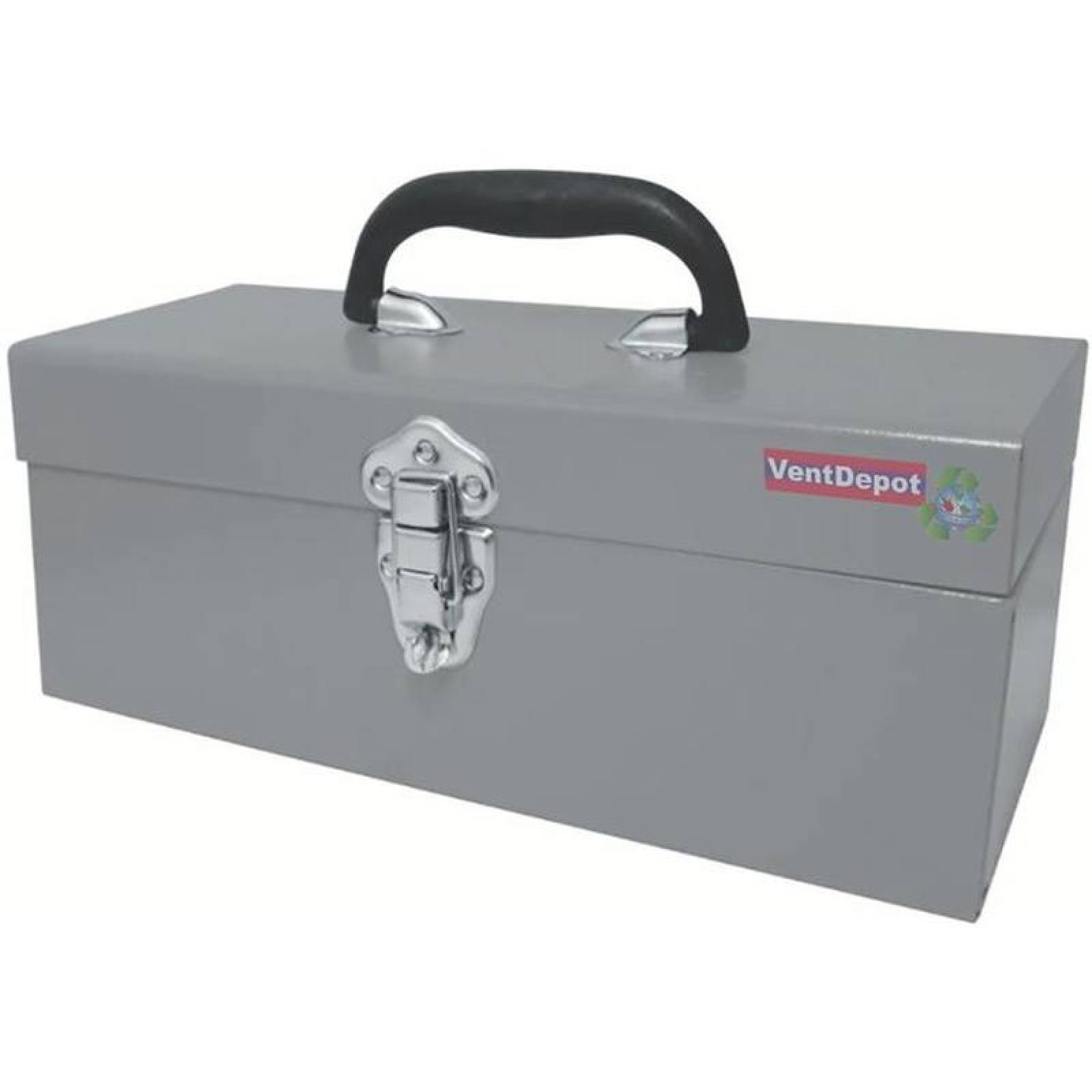  Caja Metálica para martillos, MXGML-001-6, 1 Gaveta, 14.2" Base, 6" Altura, 6" Ancho, Lámina, GrayMetal