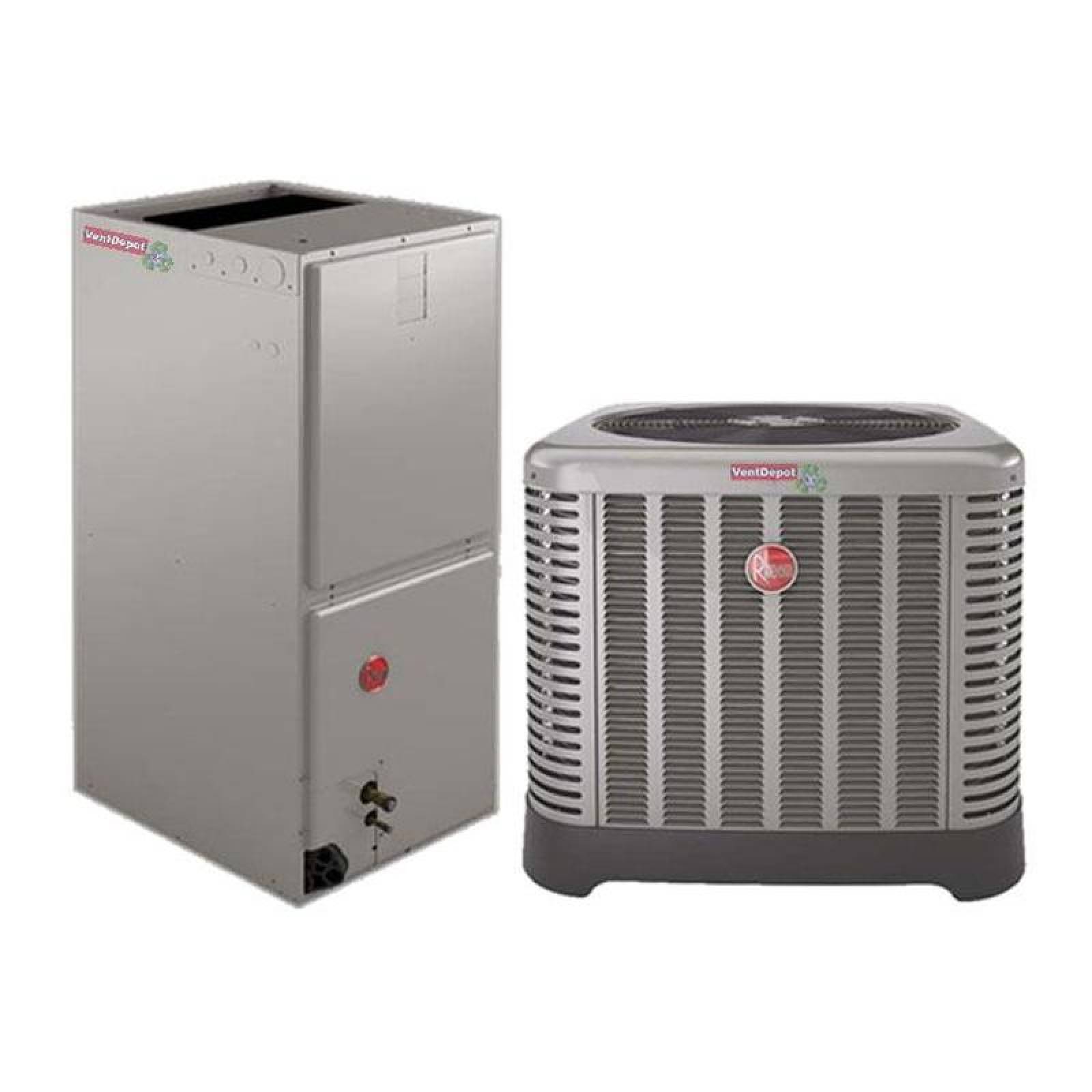 Equipo de Manejadora y Condensadora MXIRD-001-2 2,0 Ton 24000 BTUs R410A 16 SEER 220V 1F 60Hz Sólo Frío AirDivided