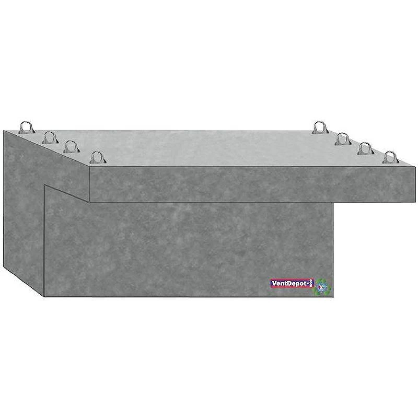 Campana Doble Sentido, MXPBD-1717, 96x24x38", C.18, 4Luminarios LED, 4Filtro, Dren para Grasa, Galvanizado, PerimeterBlow