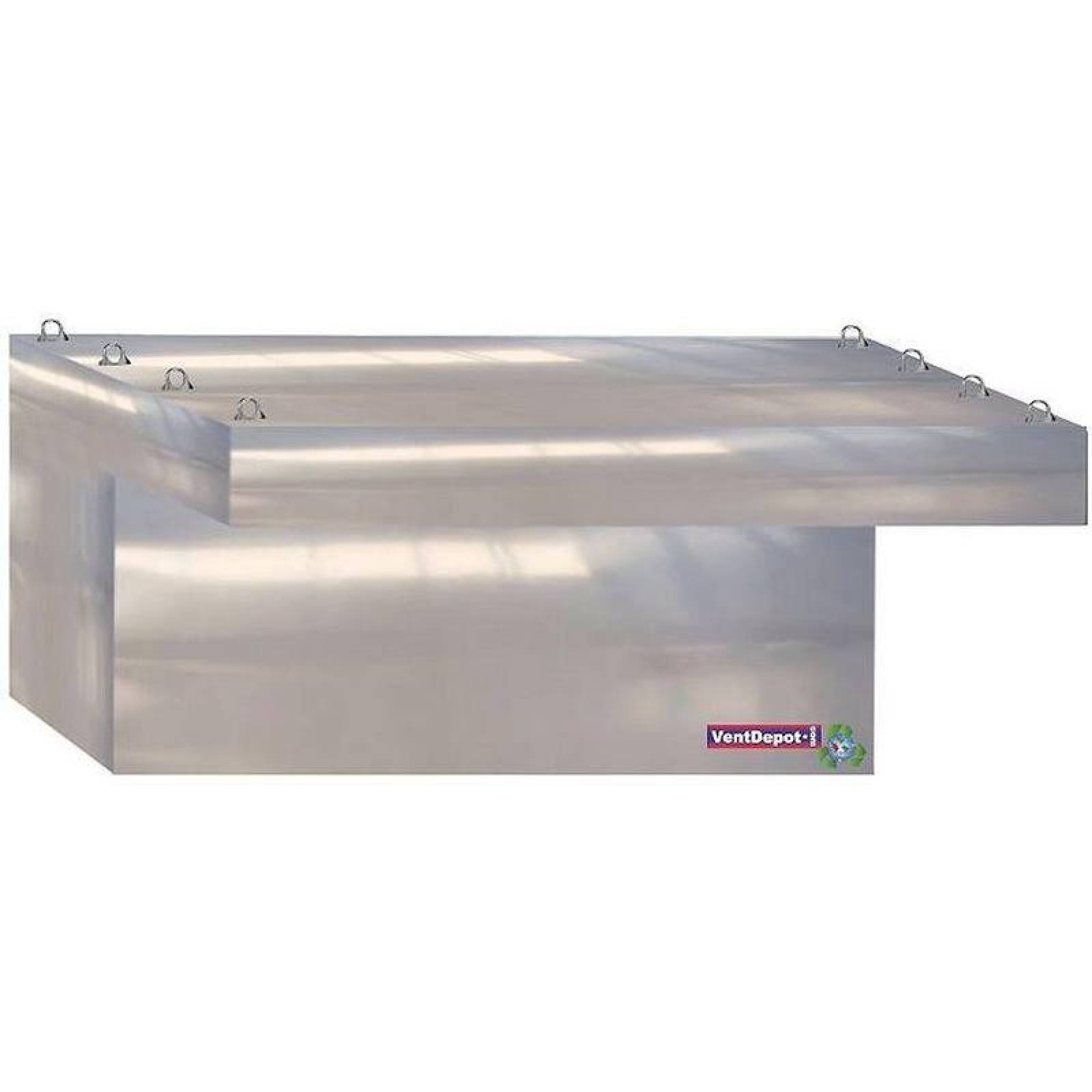 Campanas Resistentes para Cocina, MXPBW-0416, 52x24x46", C.24, Sin Filtro, Dren para Grasa, Inox. 304, PerimeterBlowPro