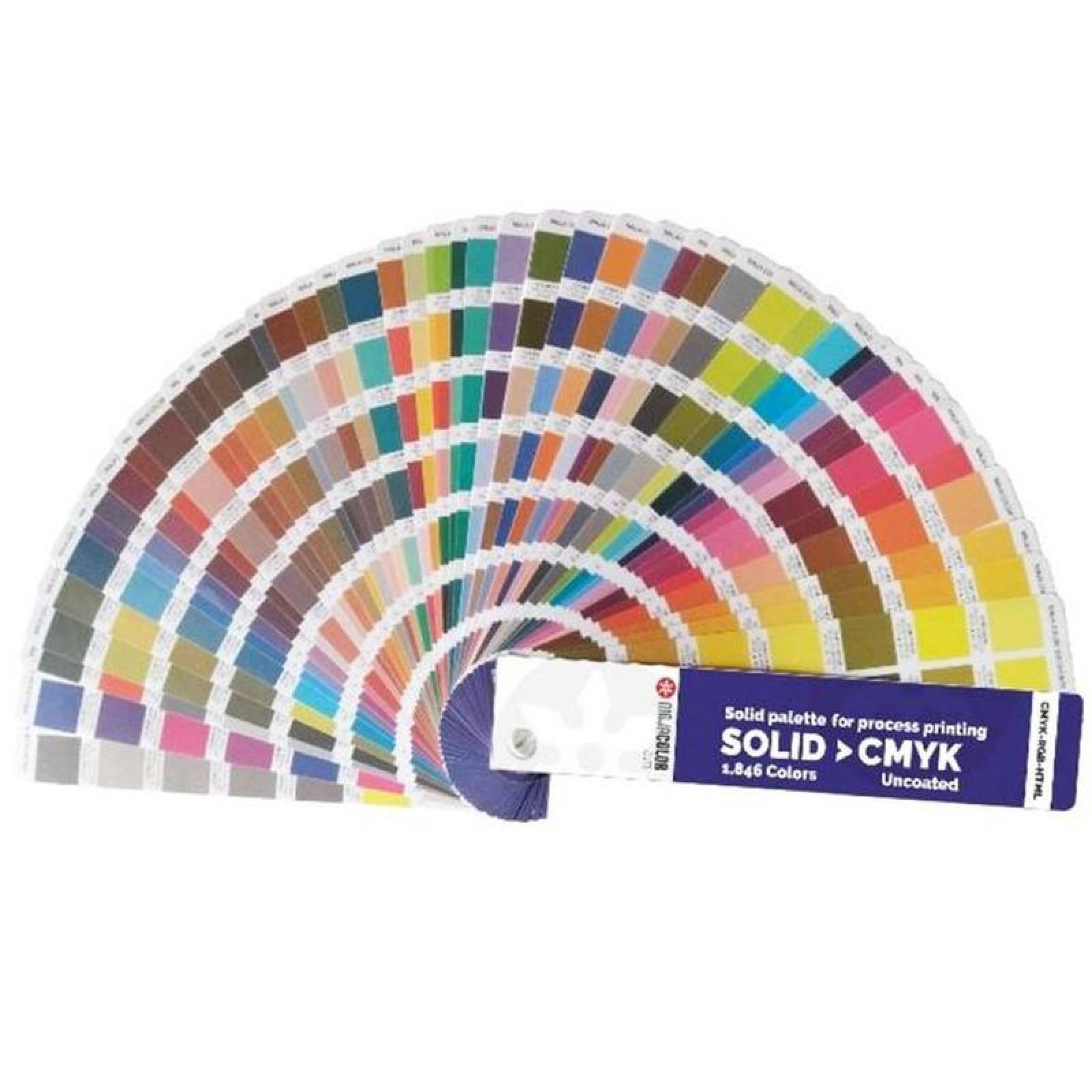 Pantone Profesional 1846 Colores MXBLE-001-6 1846 Colores Con Recubrimiento 2x2cm Diseño Abanico Grosor 115 g metros cuadrados Papel Ninja Blue Belt