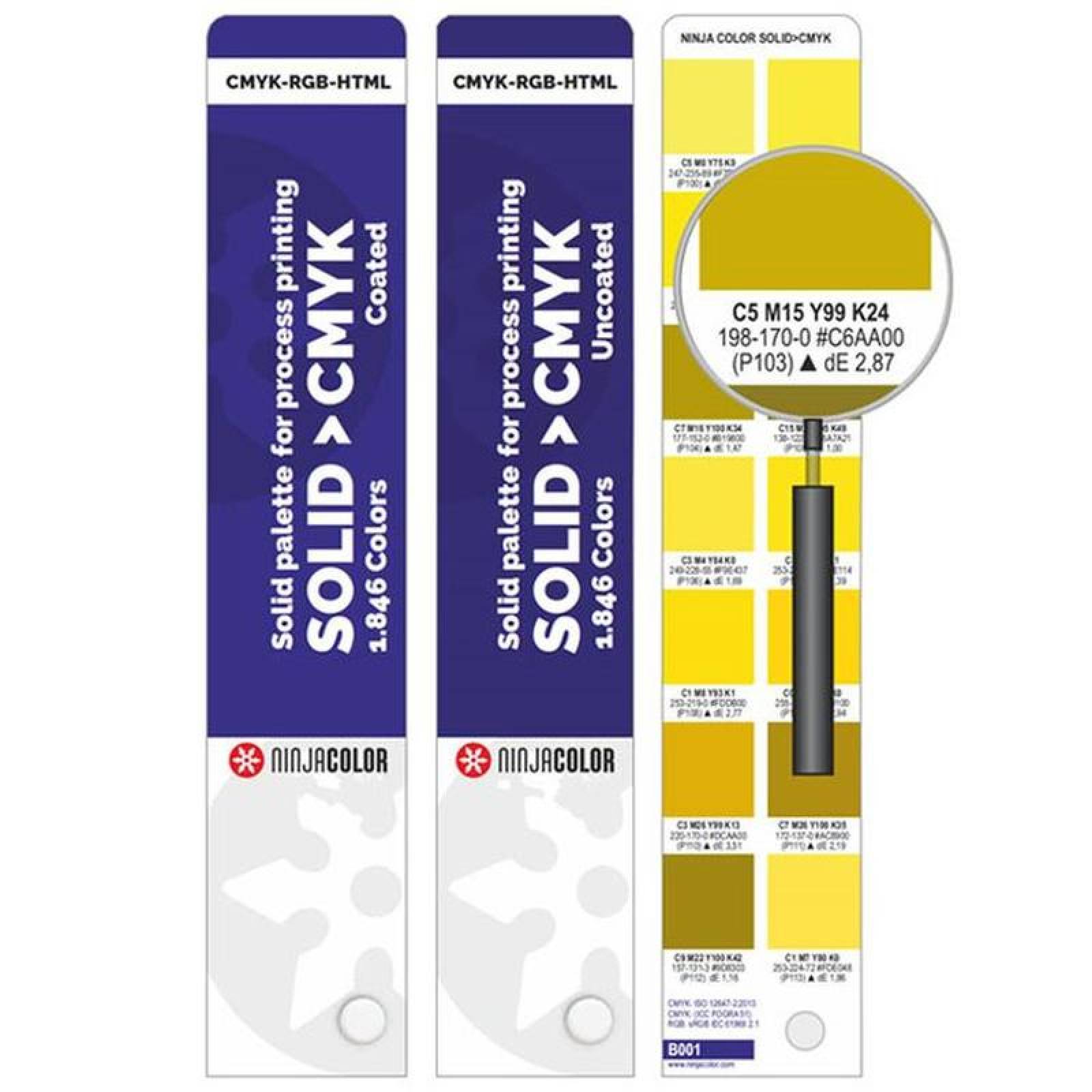 Pantone Profesional Practico MXBLE-003-10 3692 Colores Con Sin Recubrimiento 2x2cm Diseño Abanico Grosor 90 y 115 g metros cuadrados Papel Ninja Blue Belt