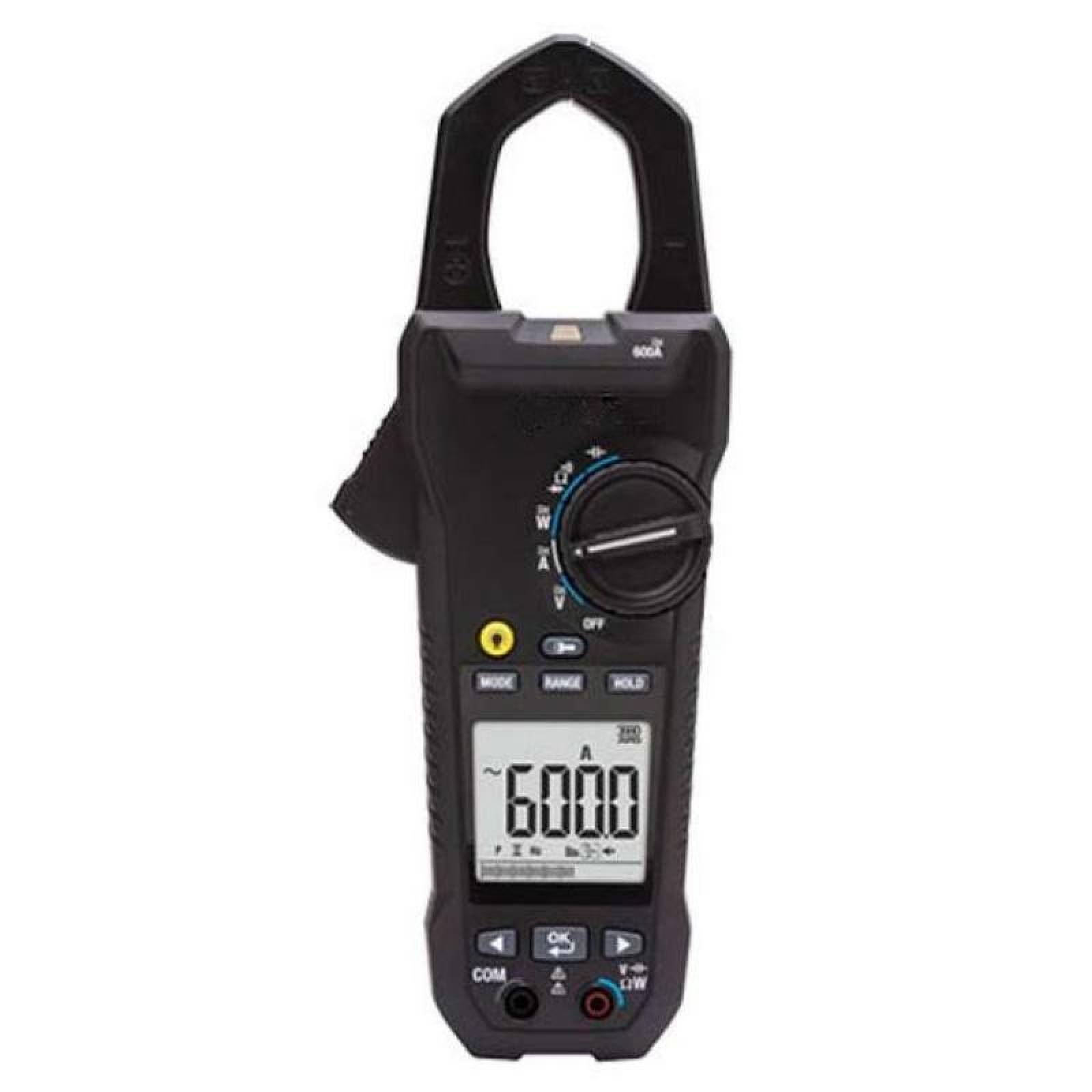 Medidor de Amperaje MXFPS-001-6 Voltaje 1000V ACDC Corriente 600 ACDC Capacidad 3,999 mF, ForceClamp