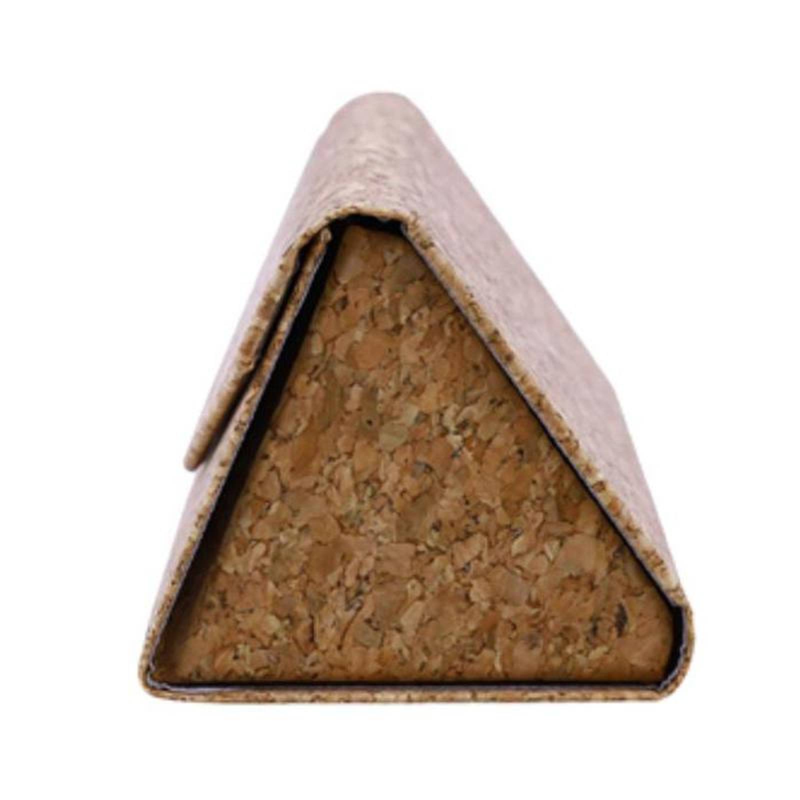 Funda para Gafas de Corcho MXCRK-002-3 2 Pzas con Logo Estuche de Caucho Flexible Café, TriCork