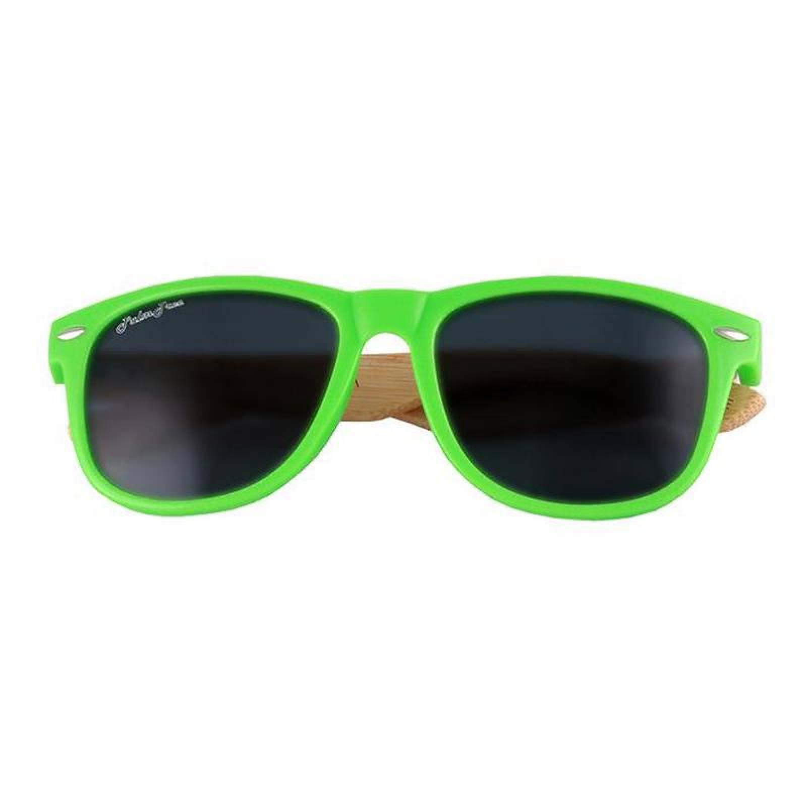 Gafas Económicas y Modernas MXFHS-004-2 Green UV400 Policarbonato Polipropileno Madera de Bambú Fresh Spirit