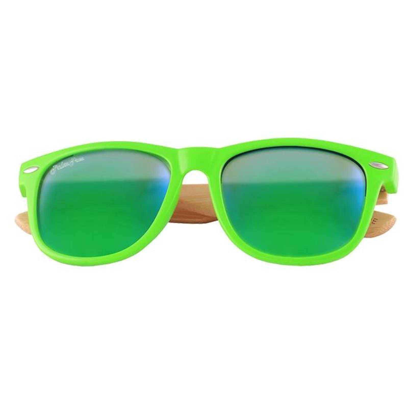 Lentes para Sol Free Spirit MXFSI-001-2 Green UV400 Policarbonato Polipropileno Madera de Bambú Free Spirit
