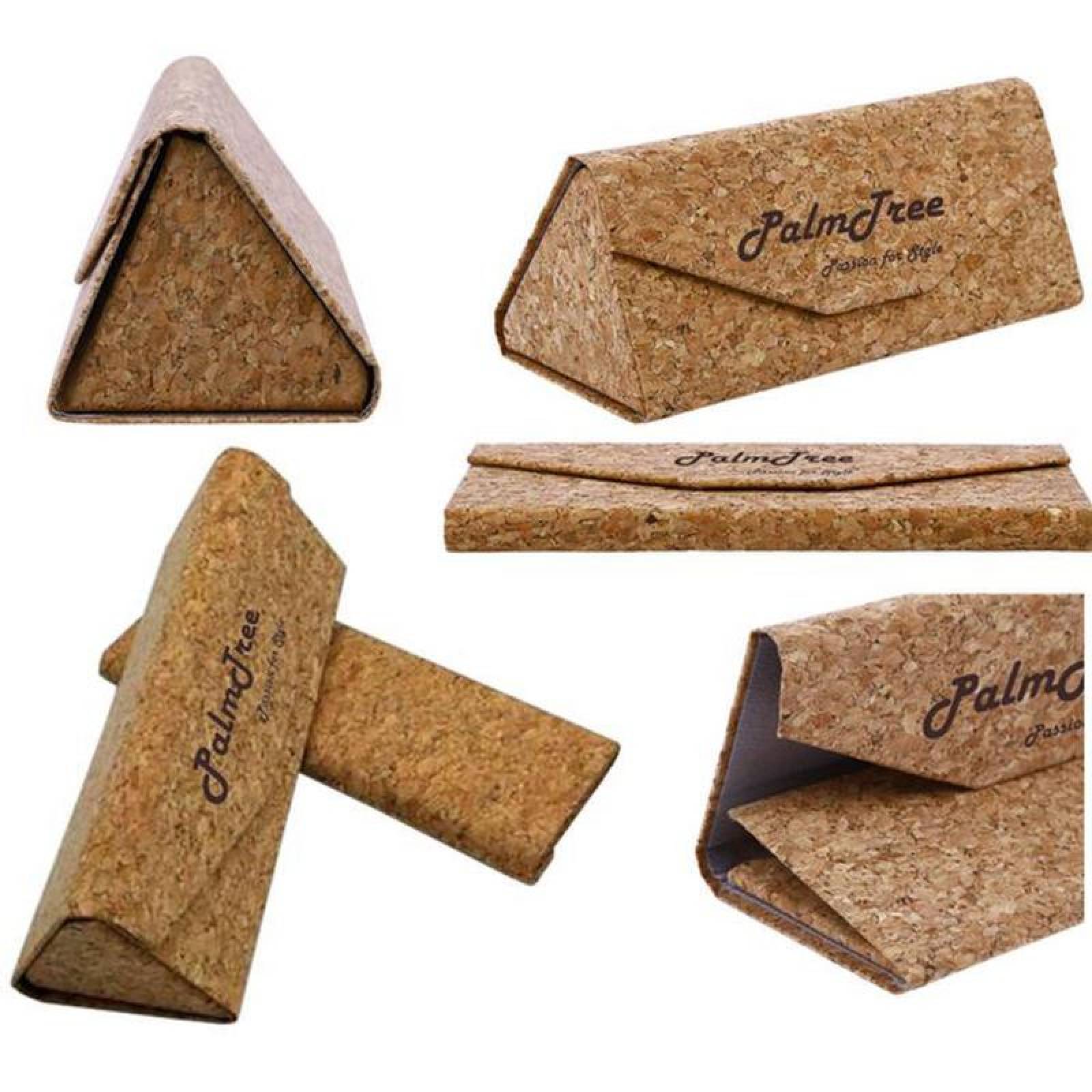 Lentes con Madera Marrón PalmTree MXSPI-003-6 Blue PolarizadomasUV400 Marco de Madera Roots Polarized