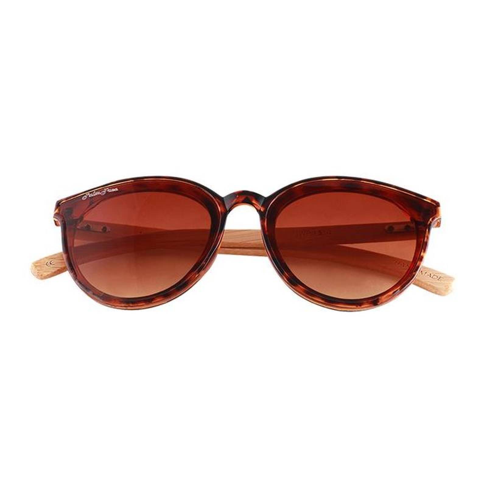 Lentes Gafas de Sol PANDAS para Mujer Dama de Madera de Bambú