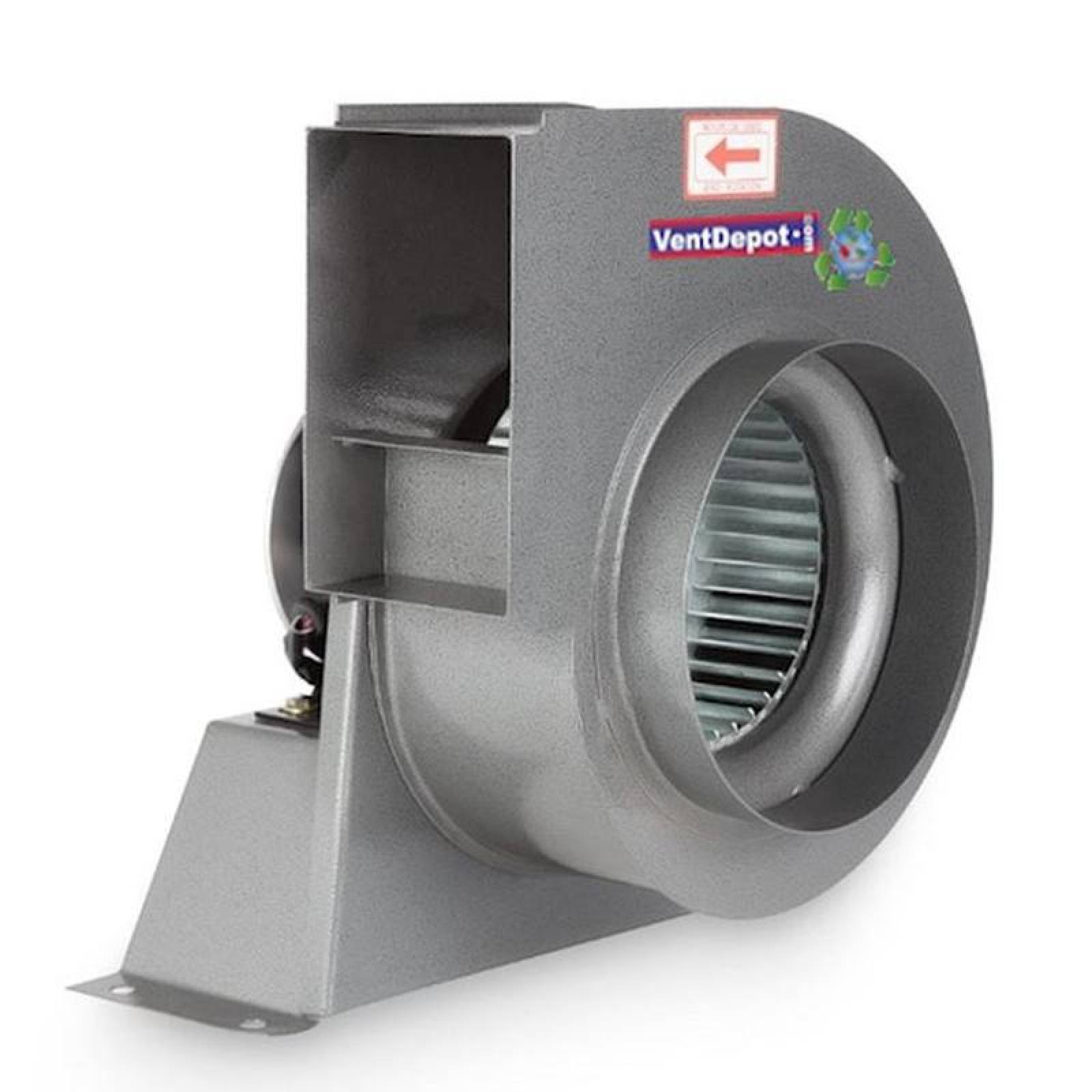 Ventilador Centrifugo Extraccion MXECE-009-2 Rotor jaula ardilla 12" Diámetro 6500m3hr220440V 60Hz 3HP10,25,1A 80dB, ExtraBlower
