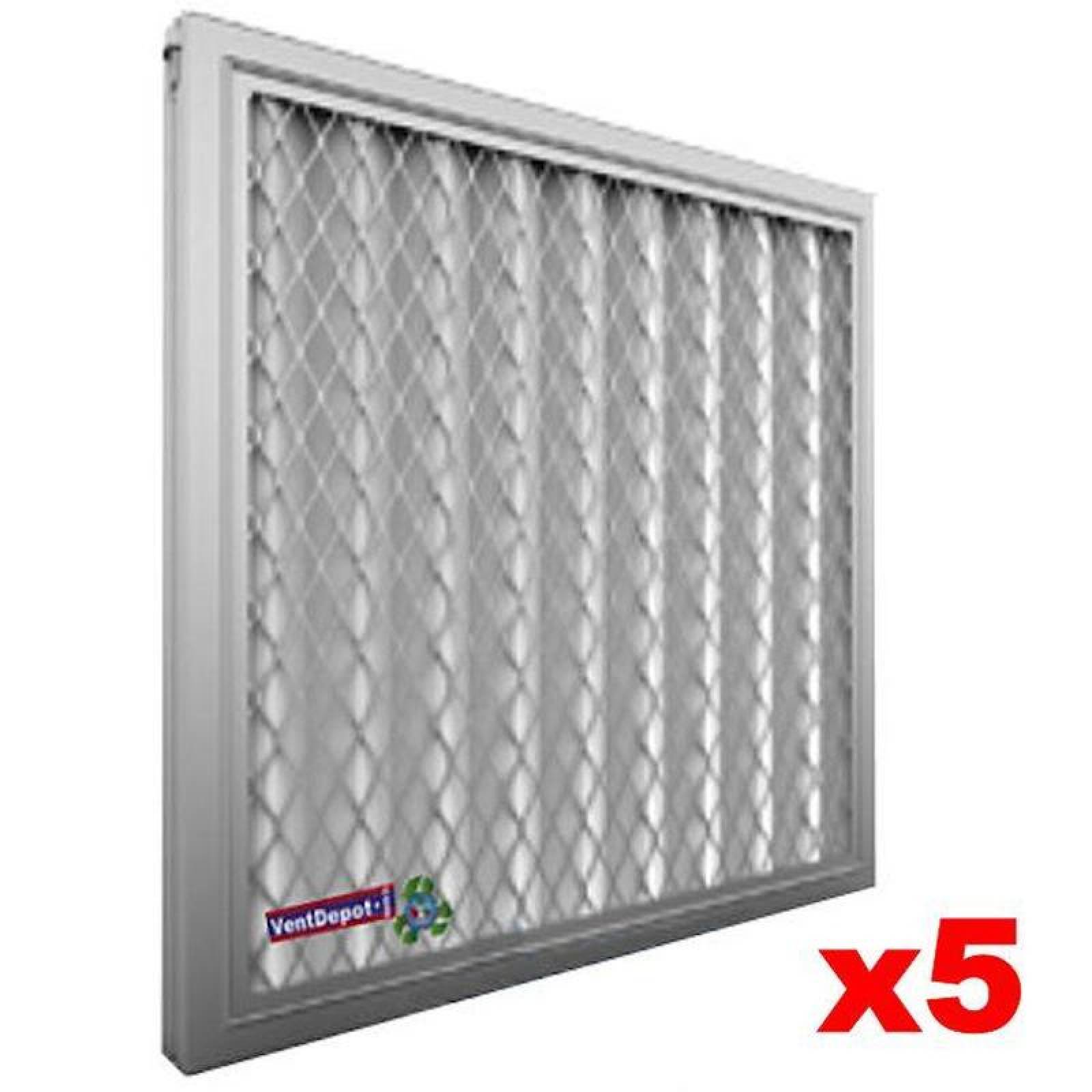  Filtro de Aire Garantizado, MXWNS-401, 8x40x2", MERV  7, Eficiencia: 45 a 55% a 30 mic, 1074 m3/hr a 500 ppm, Lavable. 5 pzas., WindScreen