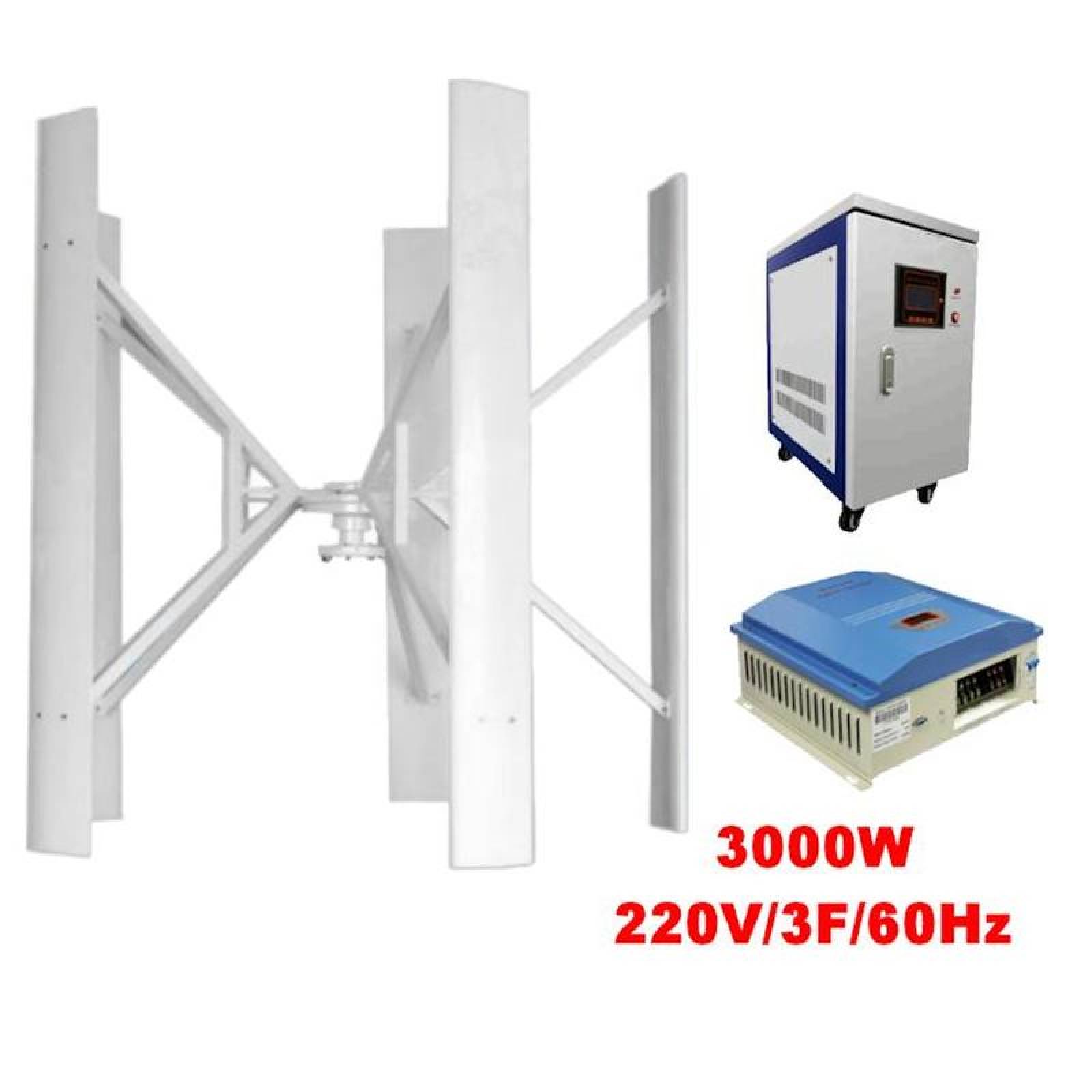 Generador Eólico TowerKit Kit, MXTOW-001-13, Generador 3000W, 96V, Vientos de 3 a 45m/s, 5 Aspas, -40C a 80C, Controlador 3000W, 96V, Inversor 3000W, 120V, 3F, 60Hz, Off Grid., TowerKit