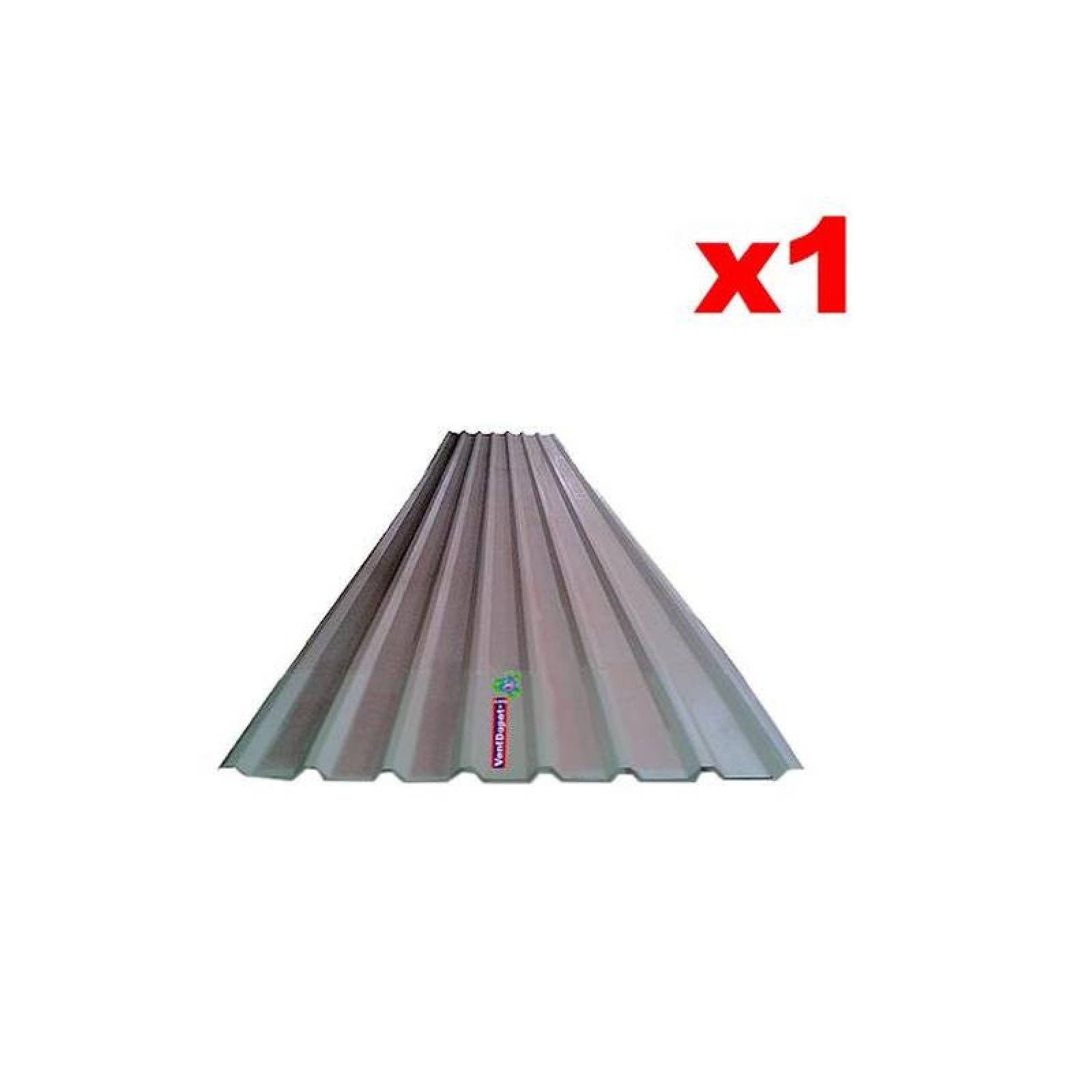 Techo Acanalado Lamina Acero, MXCUP-071, 1.01x7.32m, Calibre 26, Perfil R-101, Material Pintro, 2.5 cm Peralte, 1Pza, R-101 Pintro