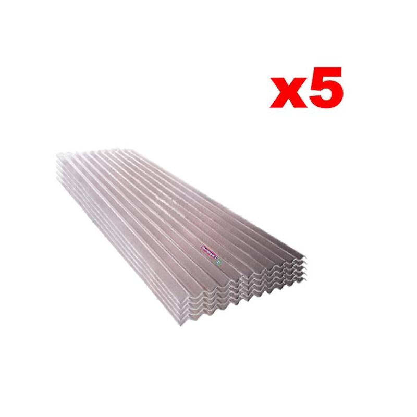 Lamina Ondulada Ternium, MXOTT-038, 0.92x1m, Calibre 24, Perfil O-30, Material: Acero con Acabado Pintro, Peralte 1.5cm, 5Pzas, O-30 Pintro