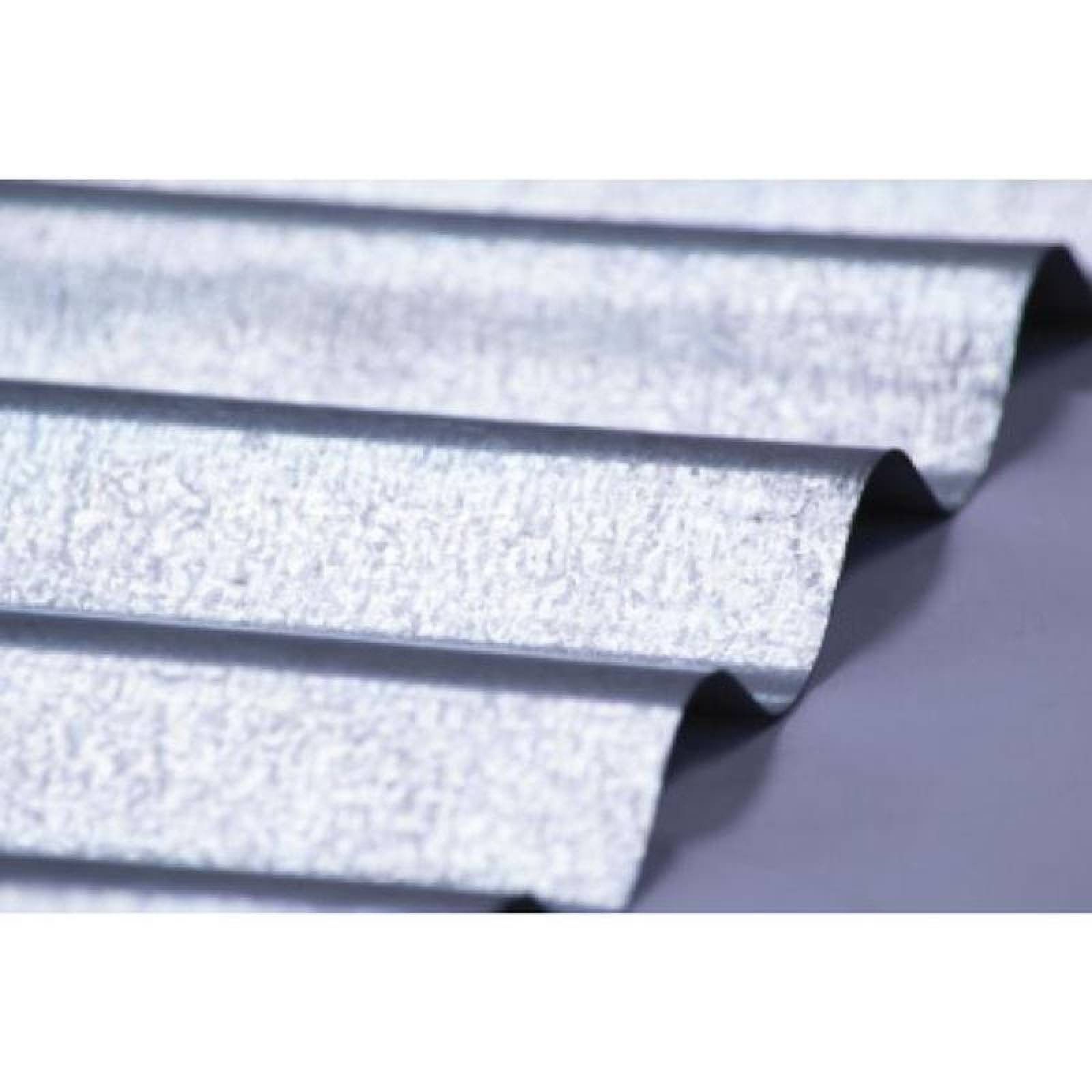 Laminilla Configuración Trapezoidal, MXOTZ-056, 0.77x1m, Calibre 26, Perfil O-30, Material: Acero con Acabado Galvanizado, Peralte 1.5cm, 5Pzas, O-30 Galvanizado