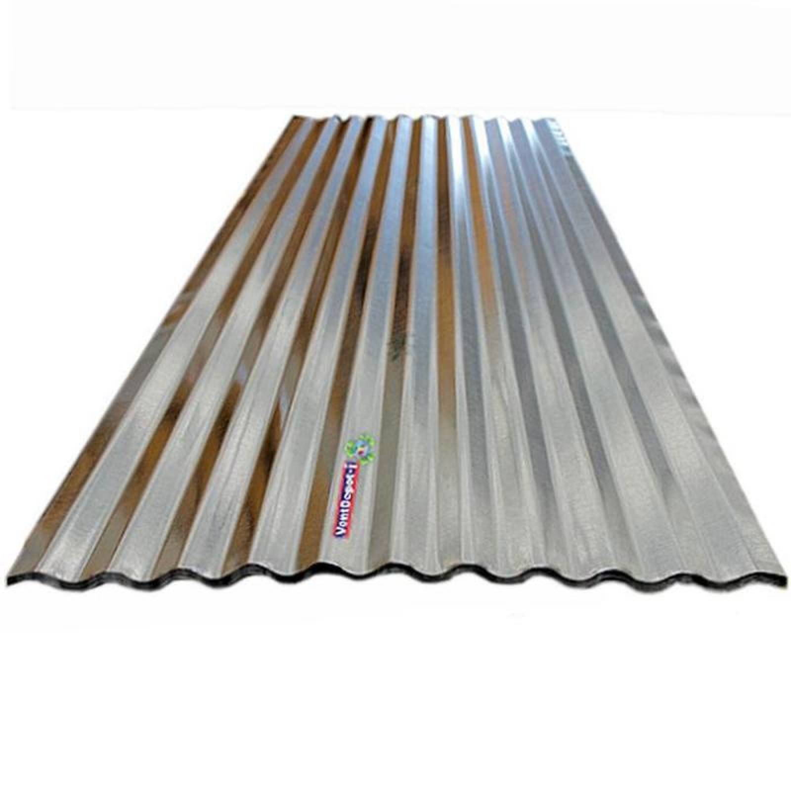 Laminas Galvanizadas Acanaladas, MXOTZ-080, 0.77x3.66m, Calibre 32, Perfil O-30, Material: Acero con Acabado Galvanizado, Peralte 1.5cm, 5Pzas, Pedido Min 1Ton, O-30 Galvanizado