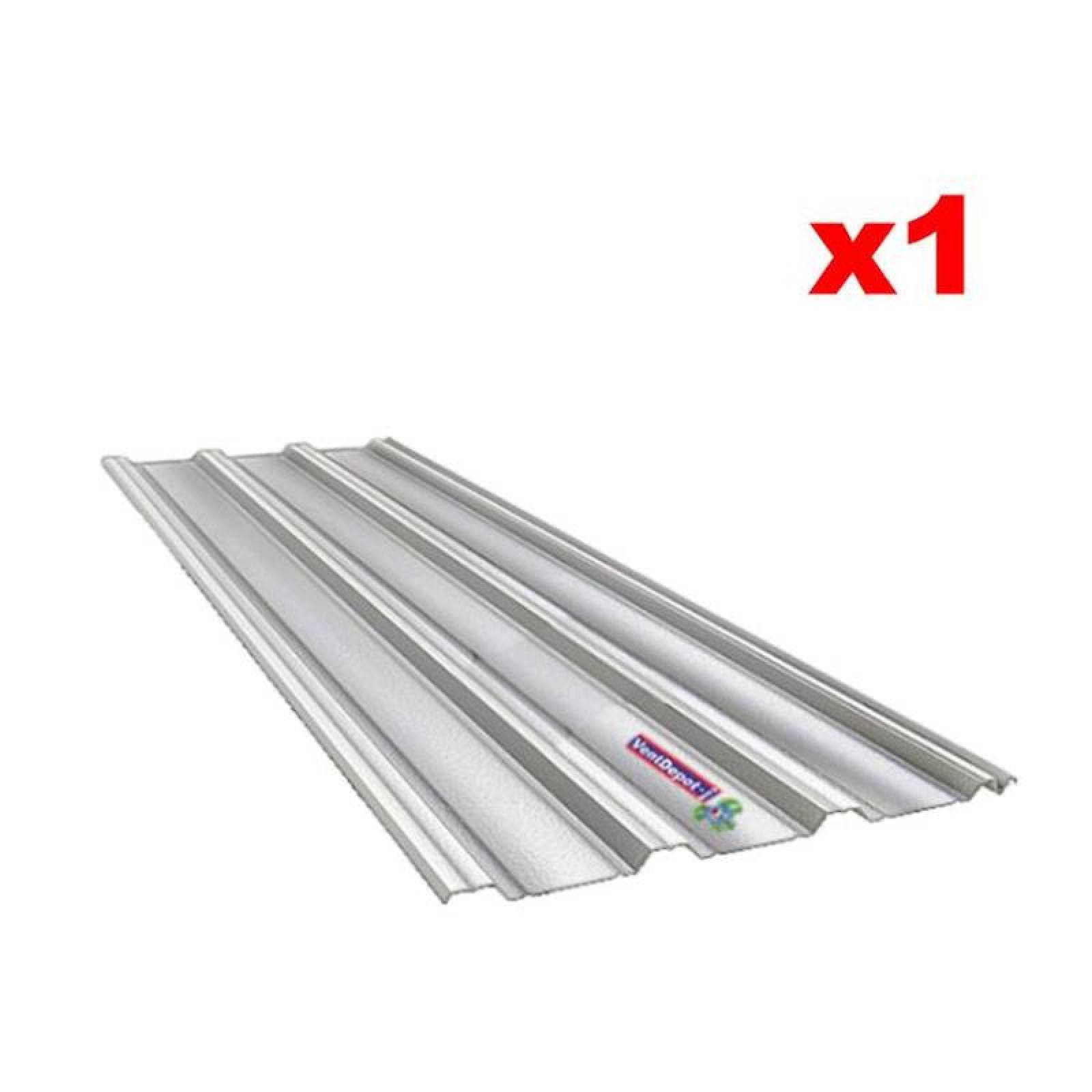 Hoja Lamina Pintro Para Techos, MXRCT-057, 1x2.44m, Calibre 26, Perfil RN-100/35, Material: Acero con Acabado Pintro, Peralte 3.5cm, 1Pza, RN-100/35 Pintro