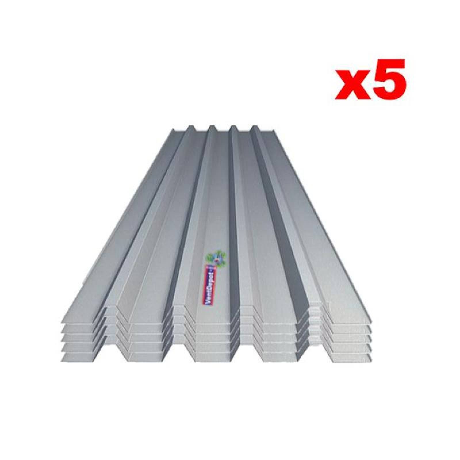 Laminas de Acero Industrial, MXRPT-032, 0.72x5.50m, Calibre 22, Perfil R-72, Material: Acero con Acabado Pintro, Peralte 2.5cm, 5Pzas, R-72 Pintro