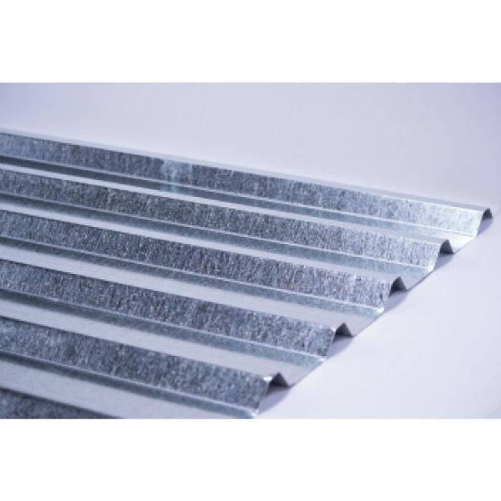 Hojas de Lamina Galvanizada, MXRSG-068, 0.72x5.50m, Calibre 26, Perfil R-72, Material: Acero con Acabado Galvanizado, Peralte 2.5cm, 5Pzas, R-72 Galvanizado