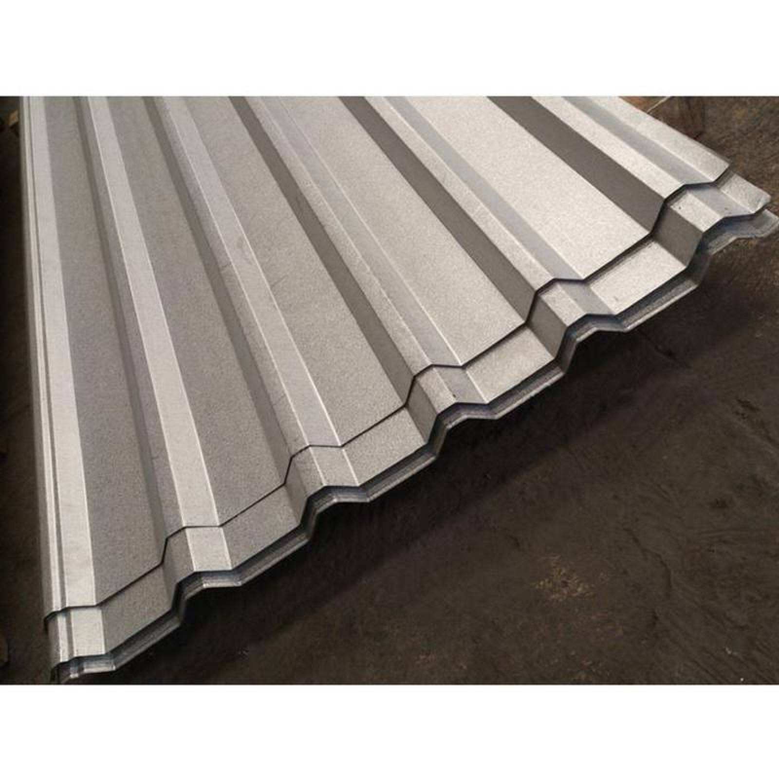 Hoja de Lamina Acanalada, MXZLM-016, 1.01x6.10m, Calibre 24, Perfil R-101, Material Zintro Alum, Peralte 3.81 cm, 5Pzas, R-101 Zintro Alum