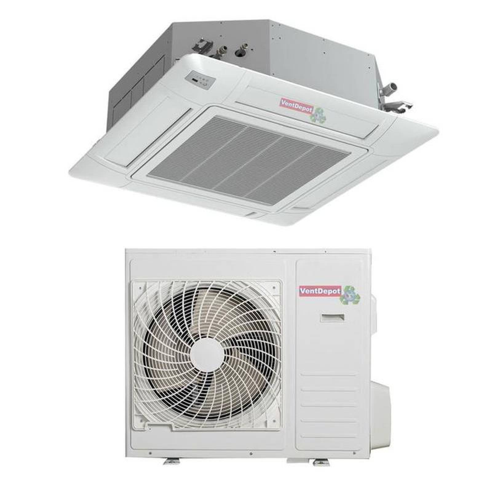 Aire Cassette Frío Calor MXFIC-003-2 60000BTU 5 Ton R410A Frío Calor ...