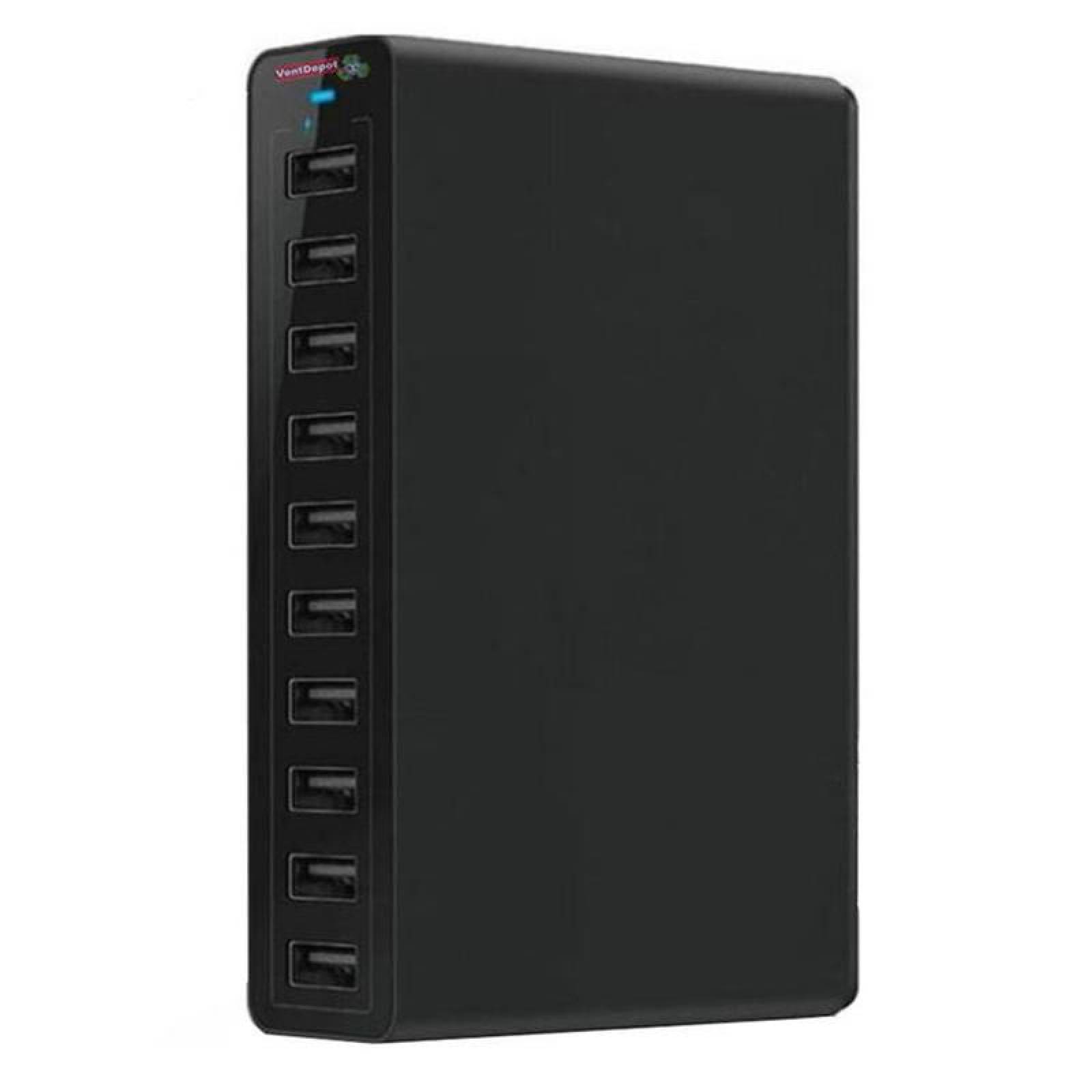 Compre Cargador Usb Múltiple De 6 Puertos 5v 10a De Escritorio y