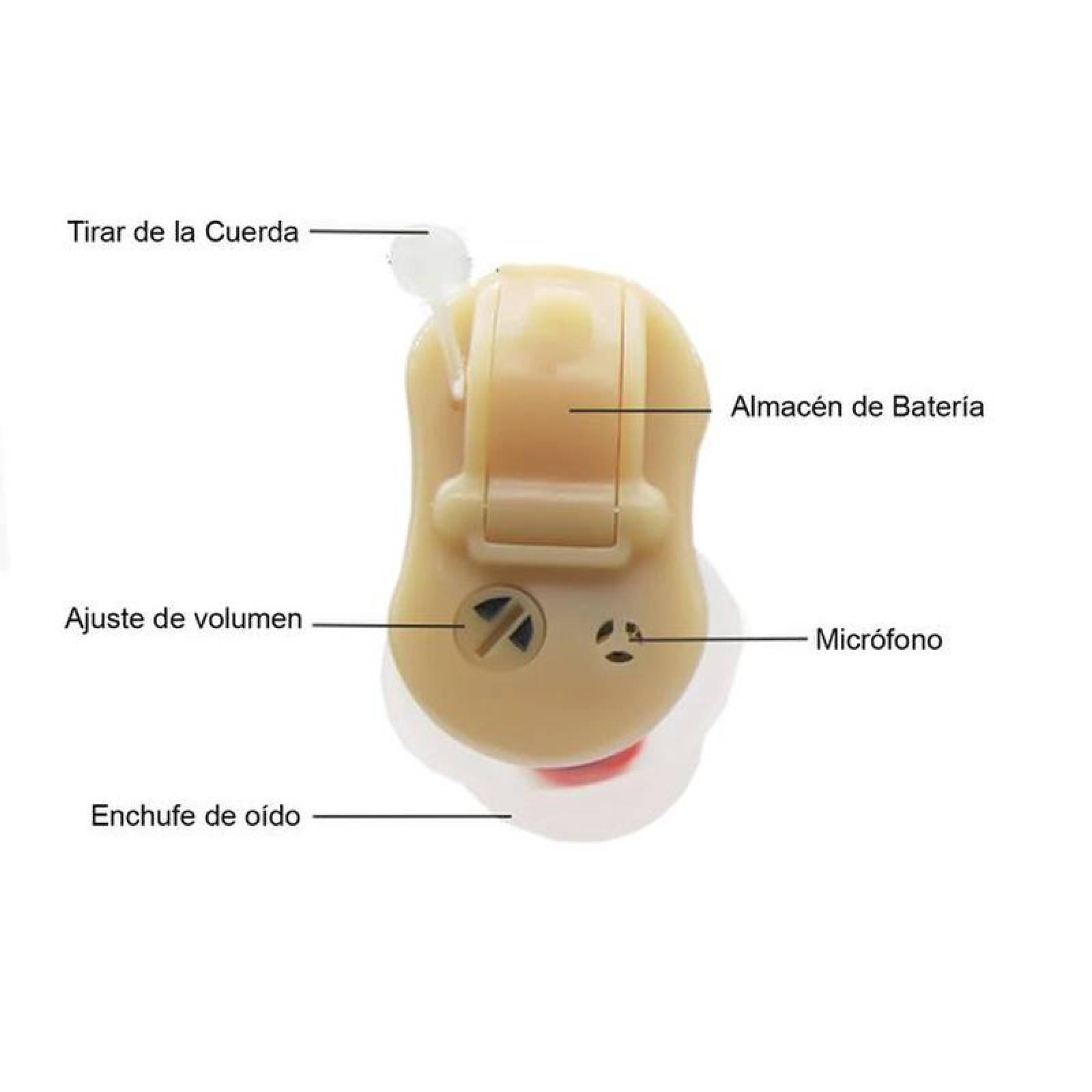 Aparato Auditivo Chip Digital, MXEHG-3, 1 Par, Morado/Verde, 200Hz -7645Hz, 27.6dB, Batería A10, 1.3V, Plástico ABS., HearAudi Pro