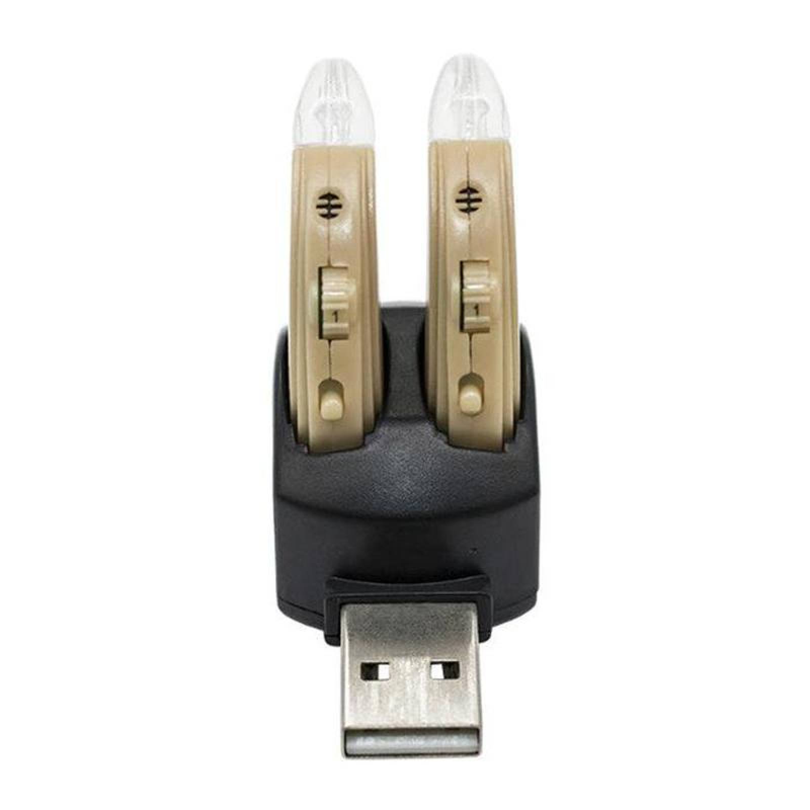 Sordera Aparatos Auditivos, MXHDO-001-26, 1 Par, Beige, 200-3500hz, ± 4dB 130, Carga USB, 1,2V, Plástico ABS,, HeadDigital Pro