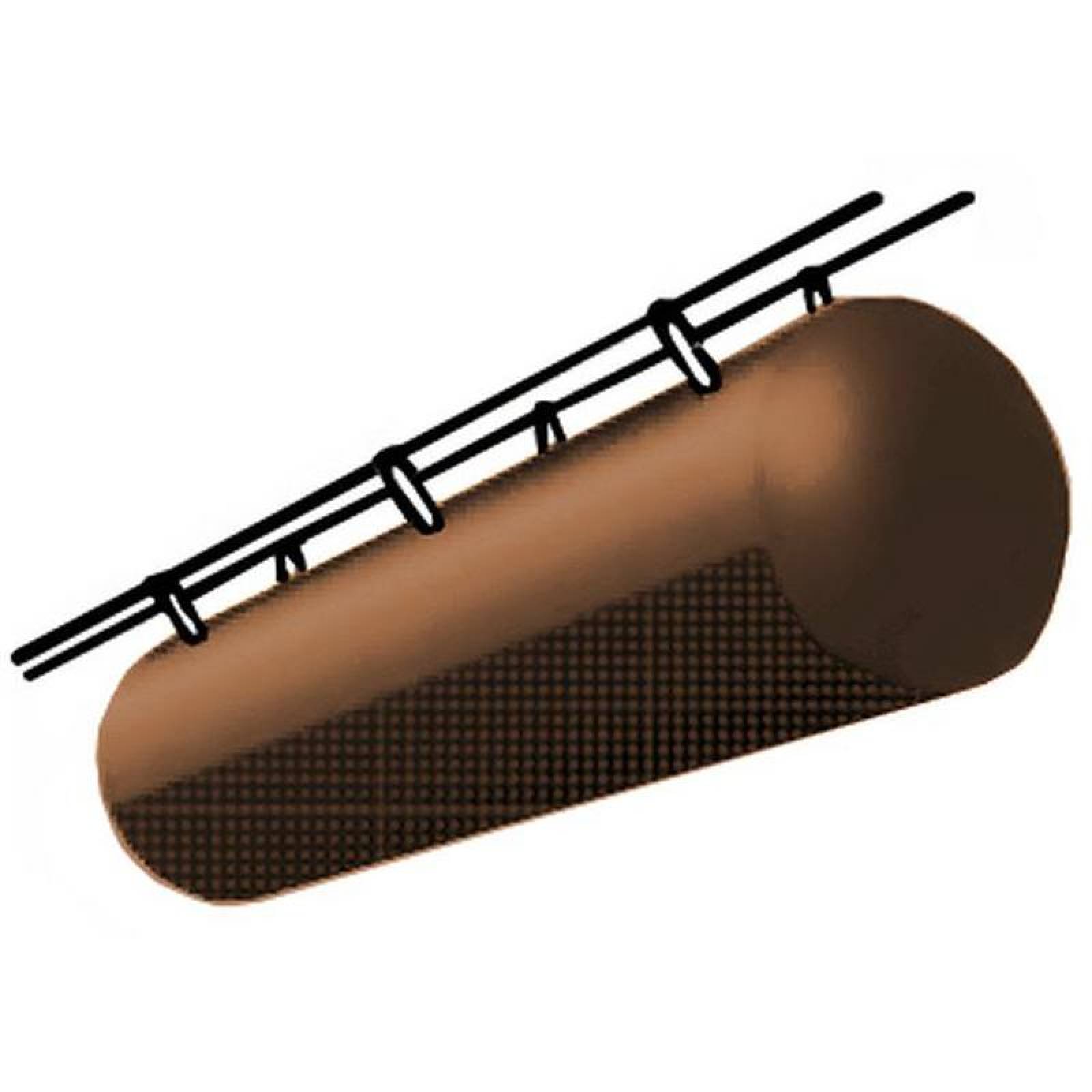 Ducto Textil Lavable MXRWN-300 30" Diámetro 1m 8000CFM 13600m3h Salida 180grado Color Café RadiWini