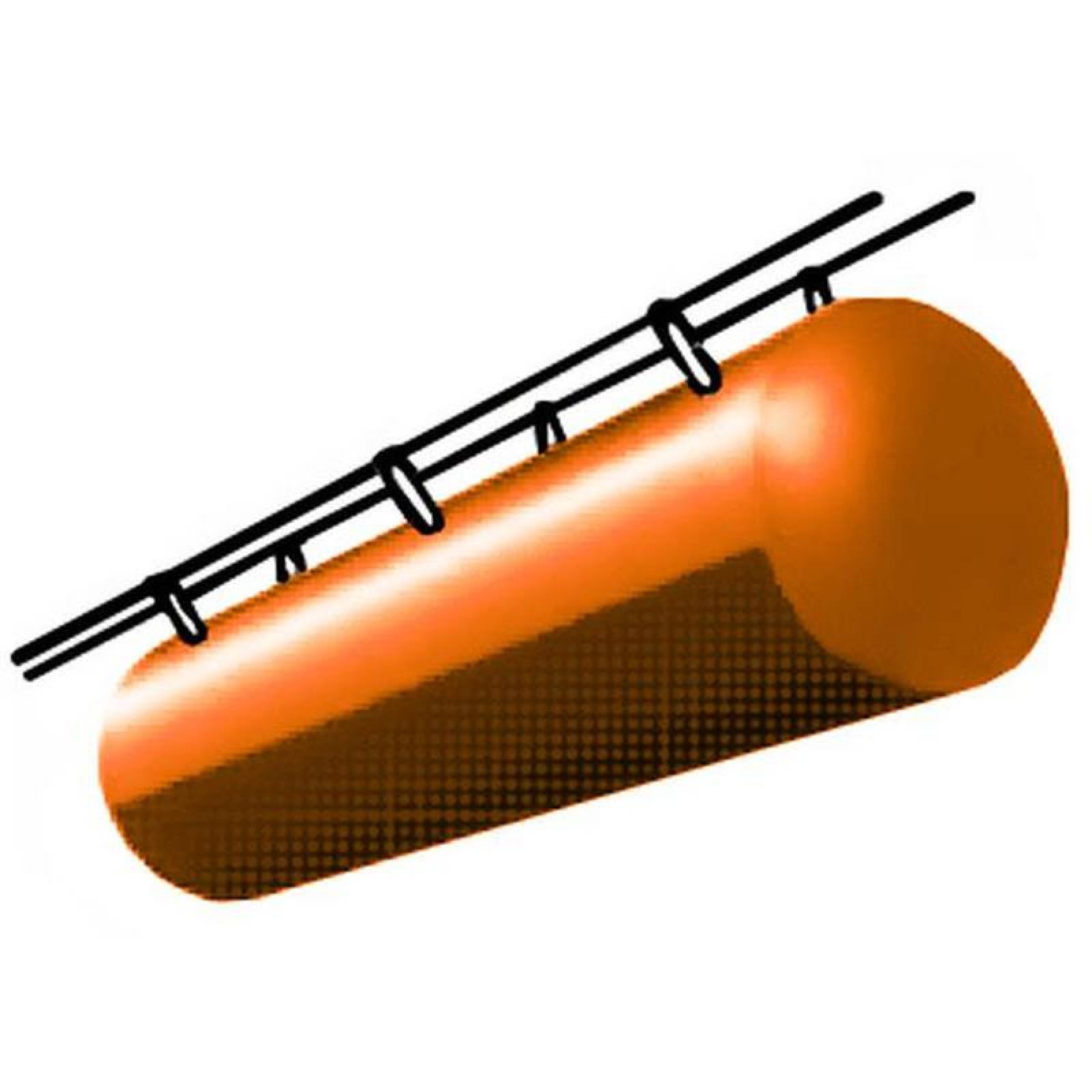 Venta de Ducto de Gran Comodidad MXRWN-524 48" Diámetro 10m 23000CFM 39100m3hr Salida 180grado Color Naranja RadiWini