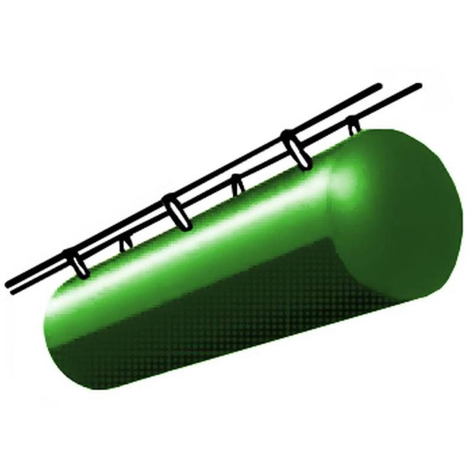 Ducto Textil Lavable MXRWN-750 66" Diámetro 10m 50000CFM 85000m3hr Salida 180grado Color Verde RadiWini