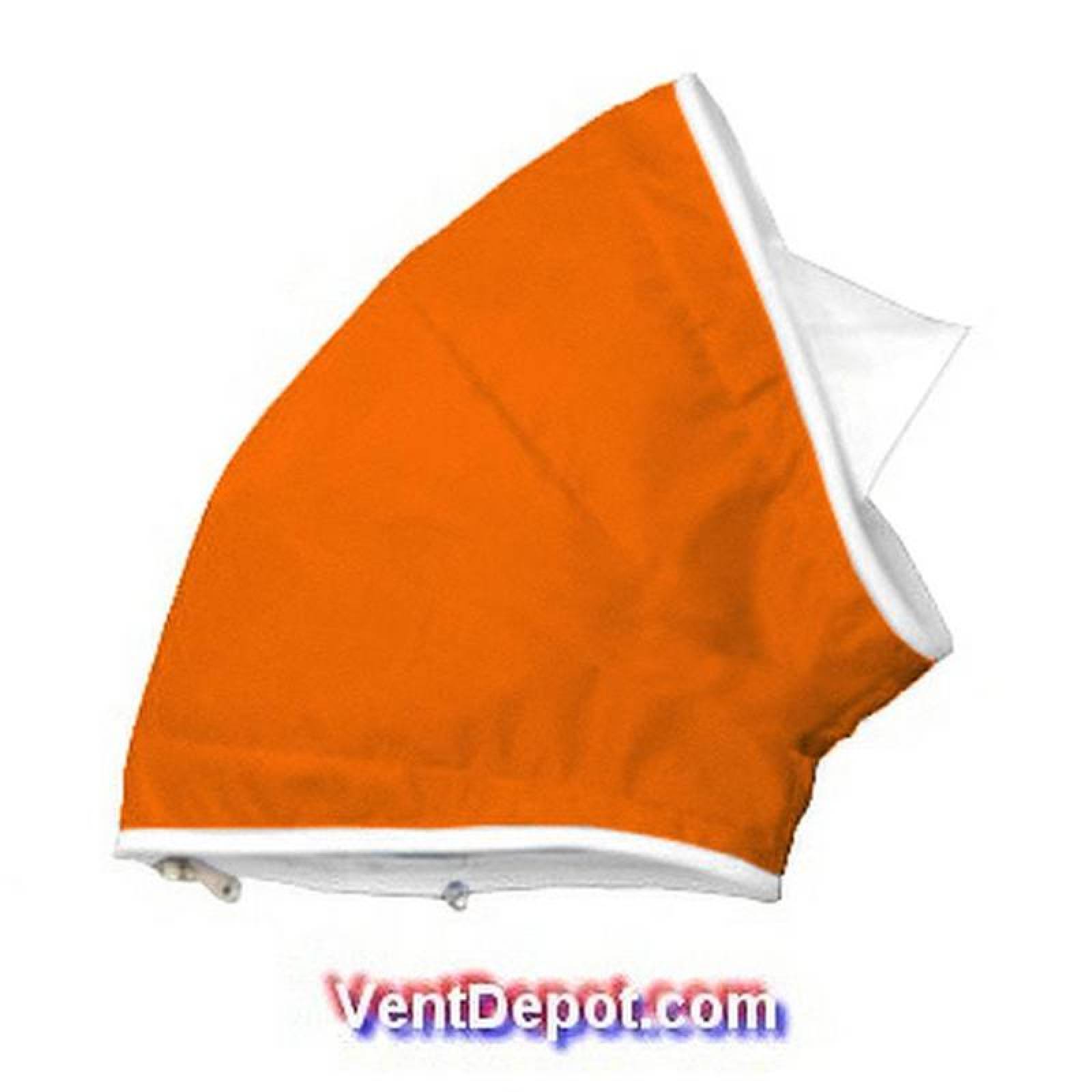 Venta de Codos Textiles para Tienda, MXTIC-200, 38" Diámetro,Radio 38",Altura 14",13300CFM, 22610m3/hr, Hermético, Naranja , TextiCodo de 22.5