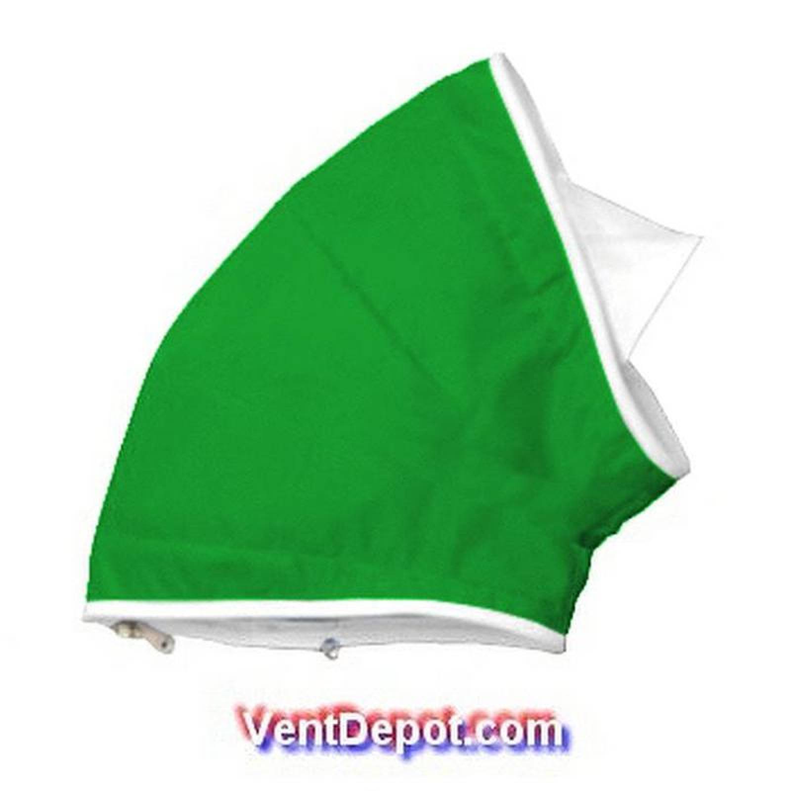 Codos Textiles para Comercios, MXTIC-330, 60" Diámetro,Radio 60",Altura 22.2",38000CFM, 64600m3/hr, Hermético, Verde, TextiCodo de 22.5