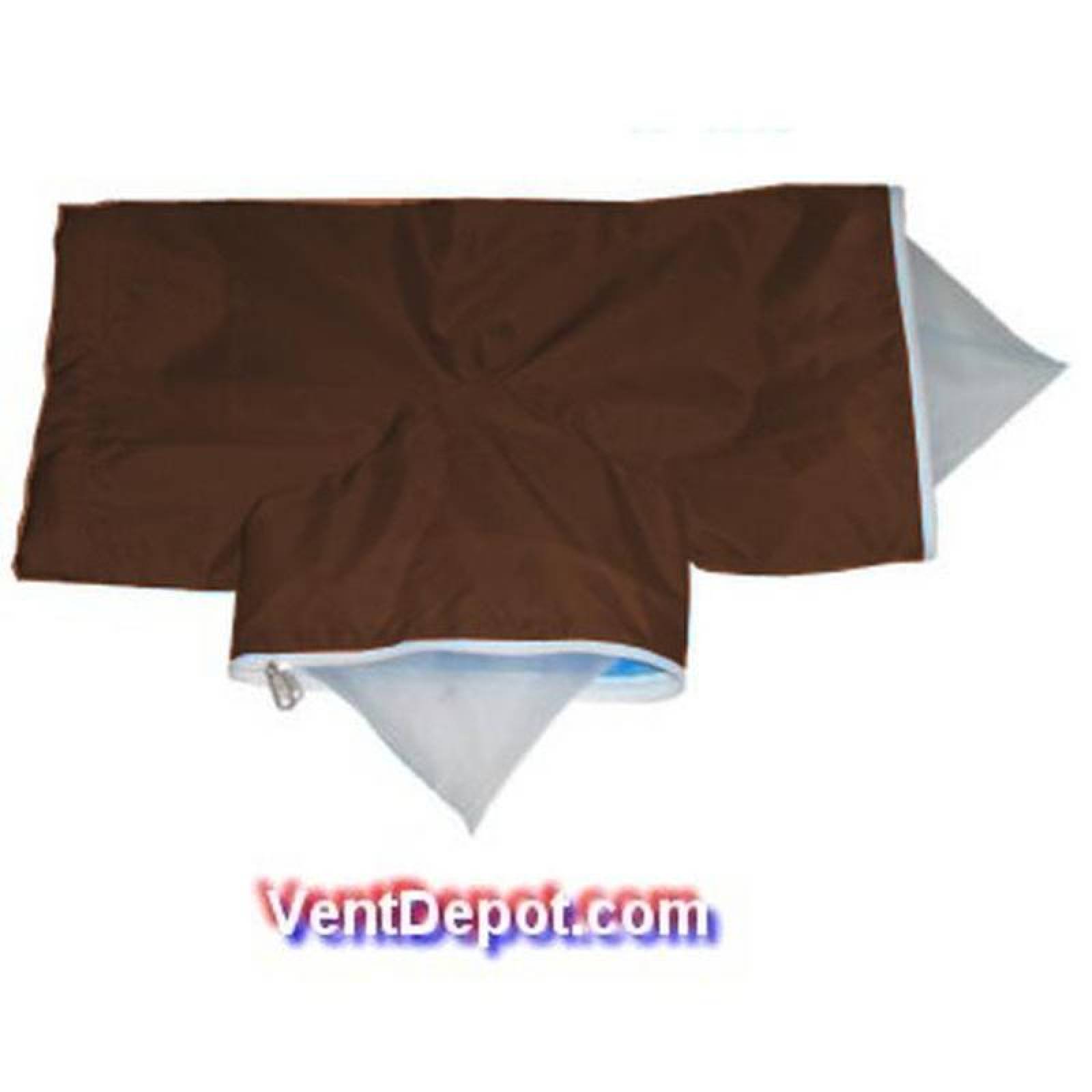 Venta de Cuellos Textiles Baratos, MXTXT-180, 34" Diámetro, 10000CFM, 17000m3/hr, Antibacterial, Hermético, Café, TextiTee