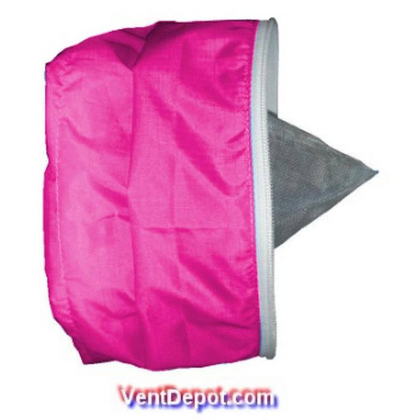 Cuello Textil Antibacterial, MXTXW-034, 10" Diámetro, 600CFM,1020m3/hr, Antibacterial, Hermético, Rosa, TextiFlow