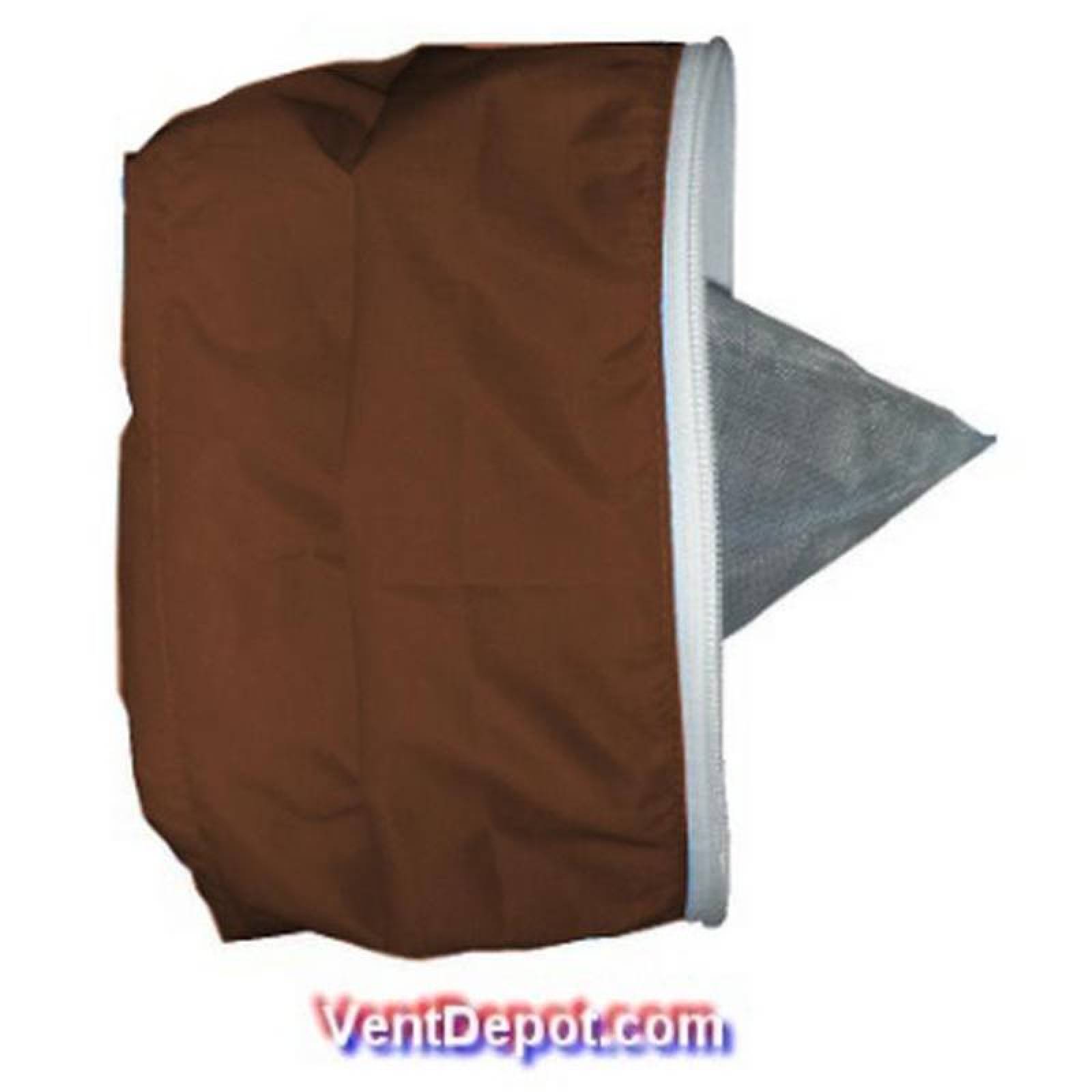 Cuello Textil Resistentes, MXTXW-240, 44" Diámetro,19000CFM, 32300m3/hr, Antibacterial, Hermético, Café, TextiFlow