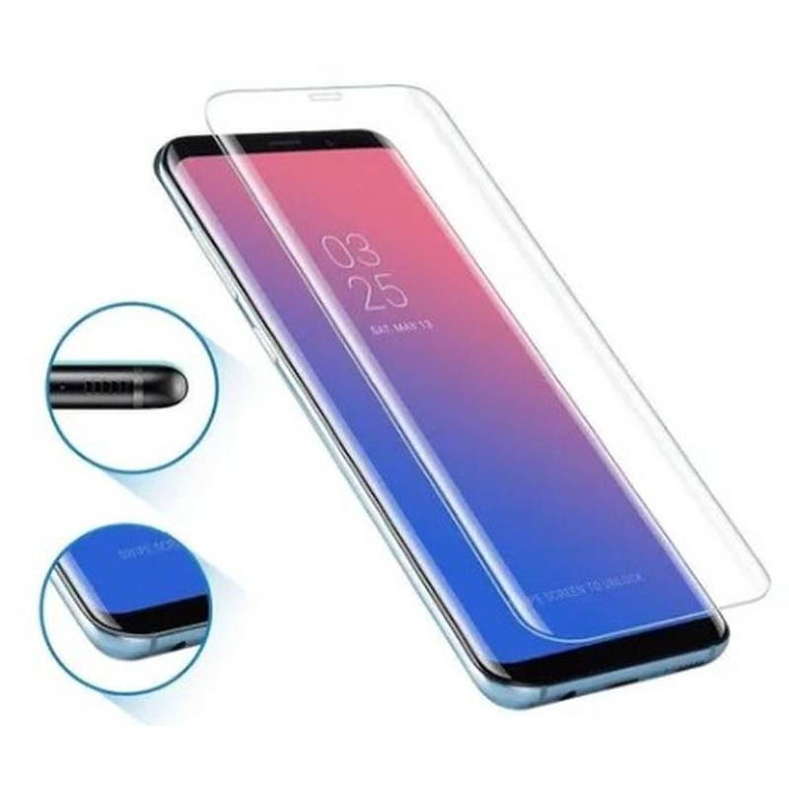 Mica de Vidrio Antireflejante, MXSMU-001-2, Galaxy S8, 3D, 147mm, Cristal Templado, Transparente/Cristal, SamsungCristal