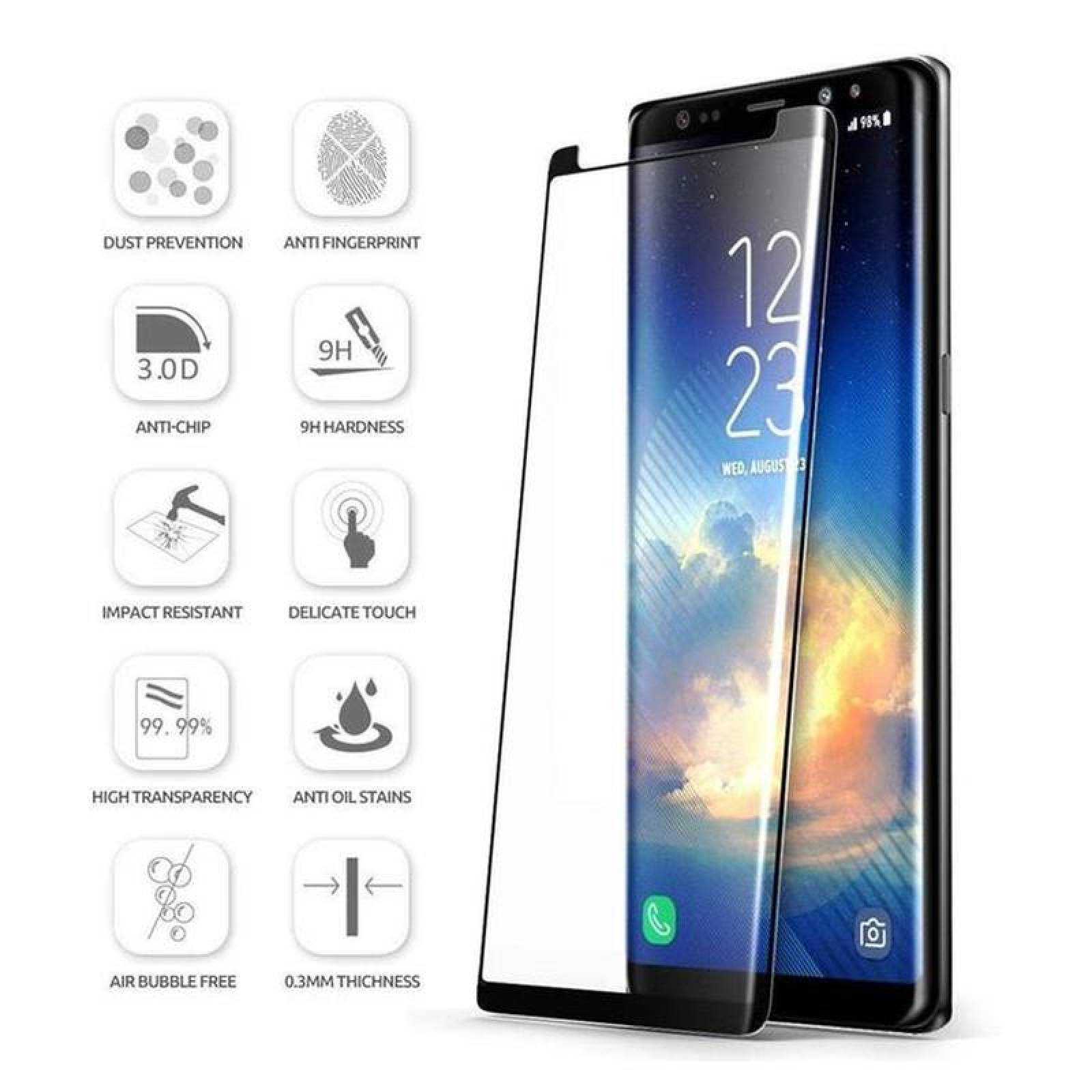 Mica a Buen Precio, MXUPM-003-8, Galaxy S9 Plus, 3D, 150mm, Cristal Templado, Transparente/Cristal, SamsungPlus