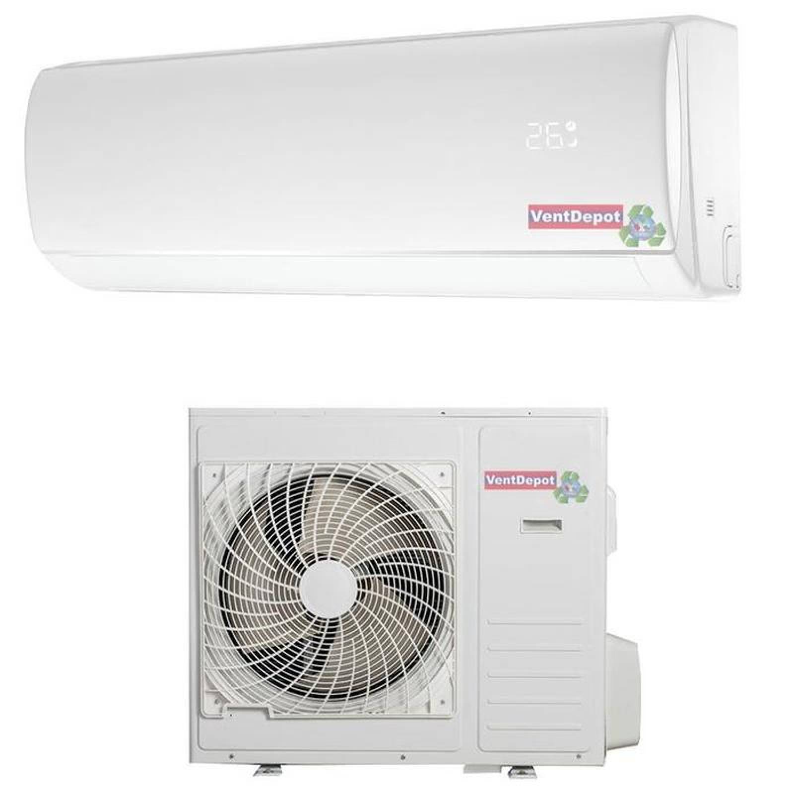 Venta de MiniSplit Barato MXFIP-003-3 18000BTU 1,5 Ton R410a Solo Frío 220V F1 60Z 21 SEER cControl Remoto, FrikkoPro